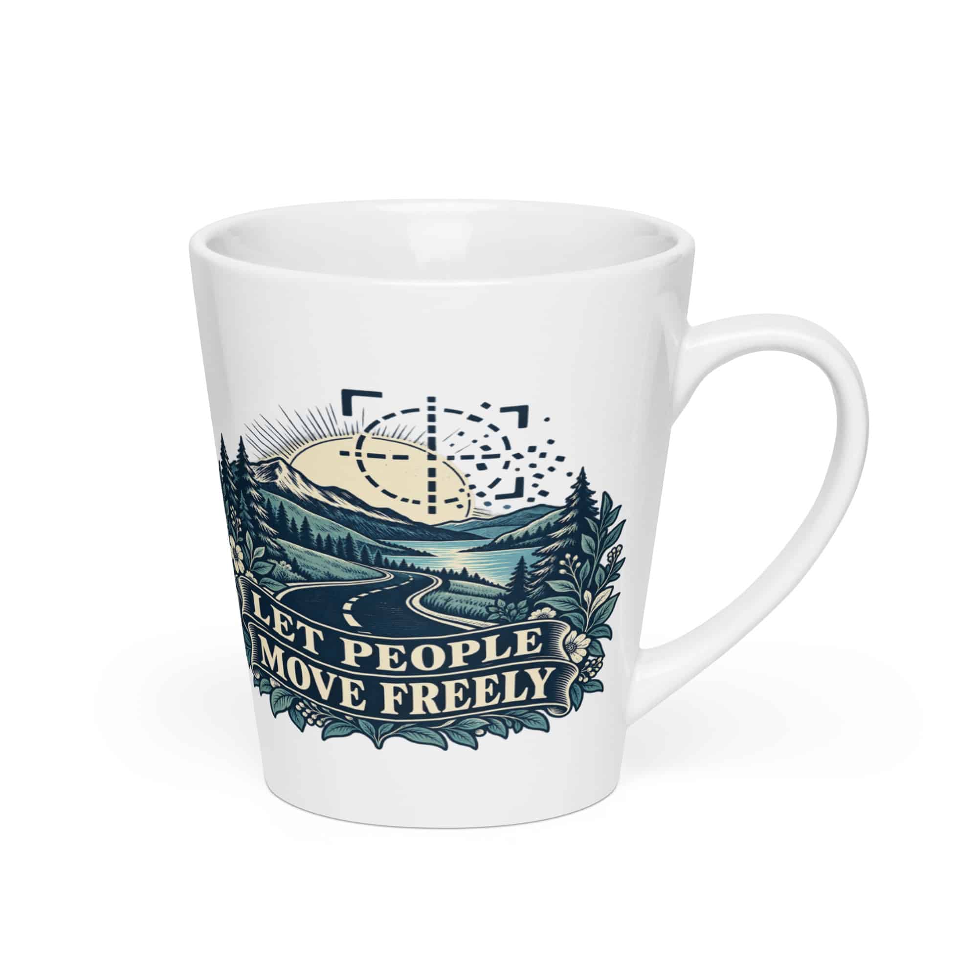 Latte Mug: Let people move freely