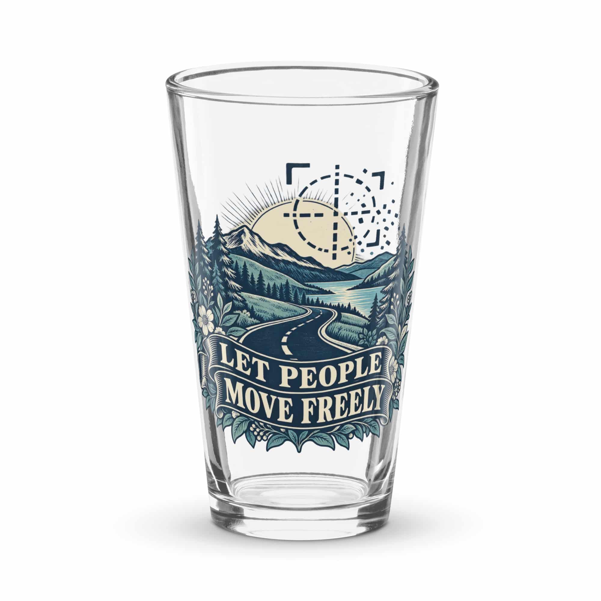 Pint Glass: Let people move freely