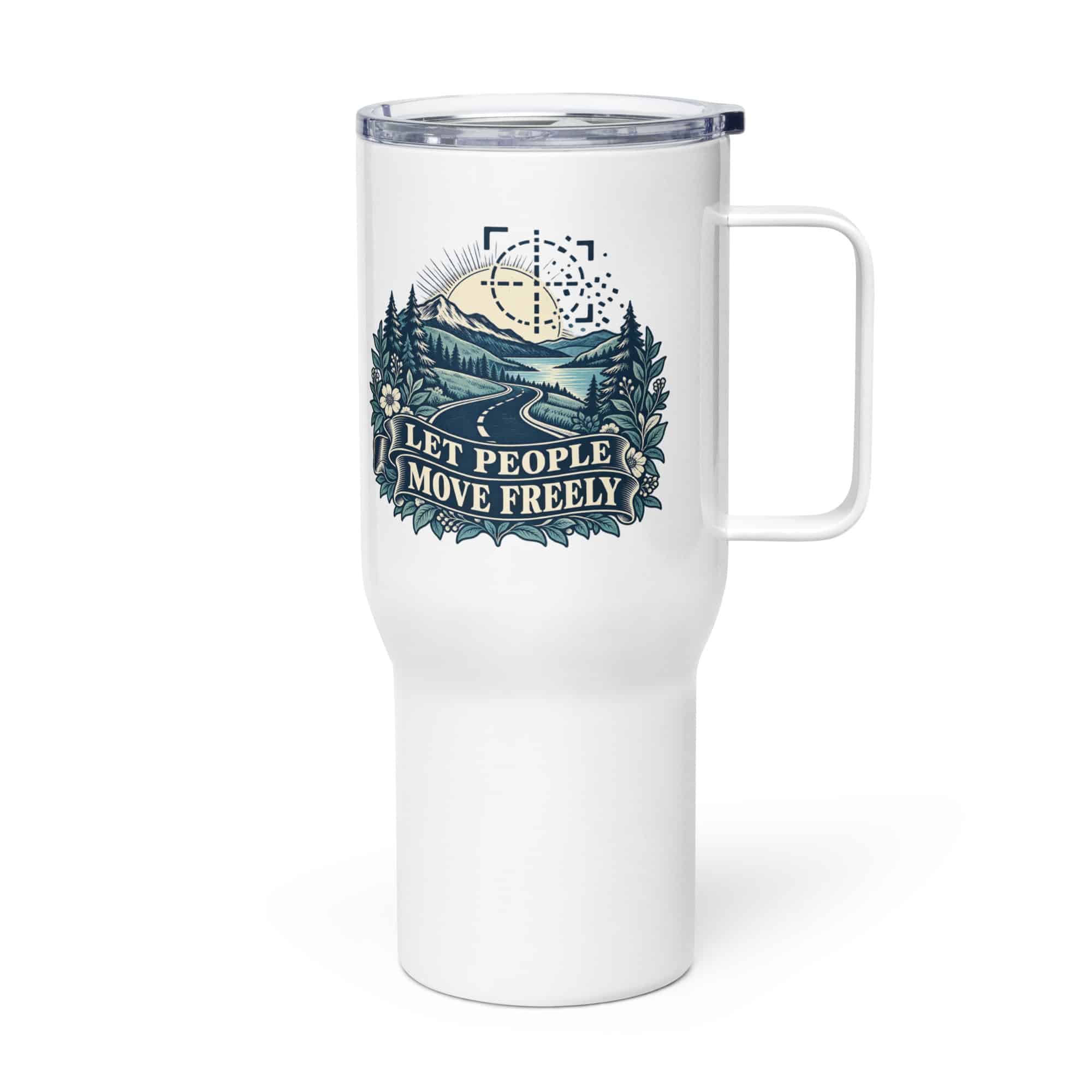 Travel Mug: Let people move freely