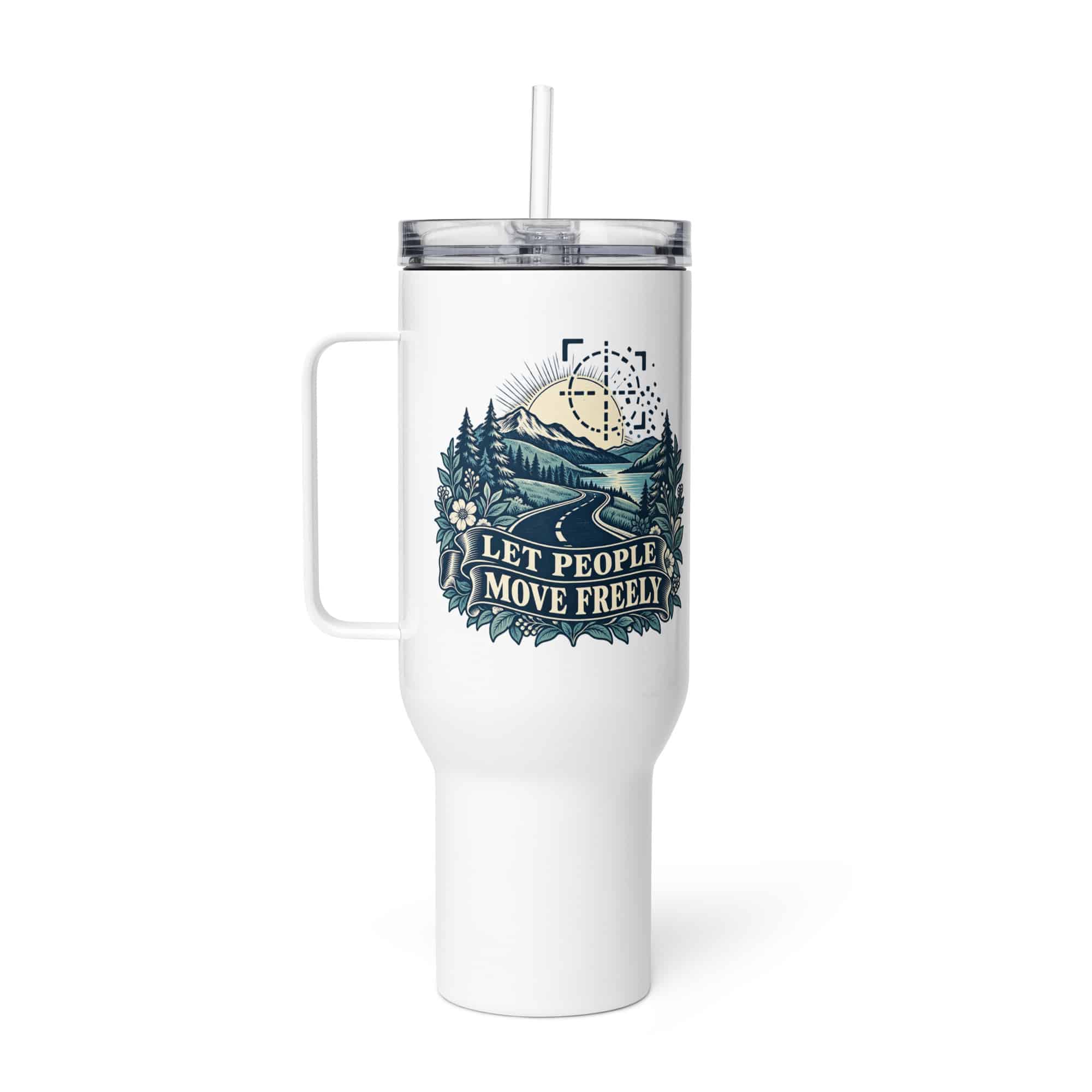 Travel Mug: Let people move freely