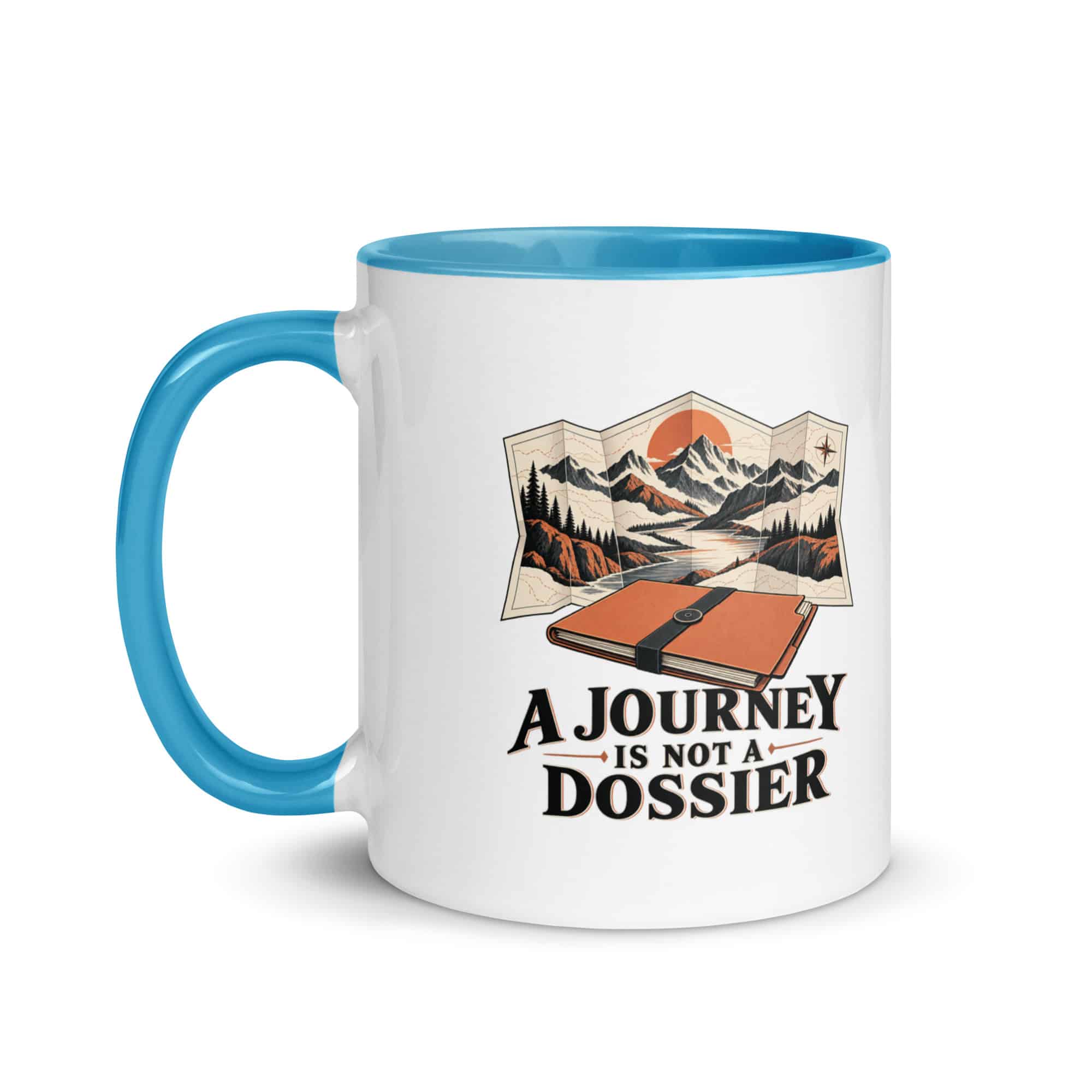 Color Inside Coffee Mug: A journey is not a dossier