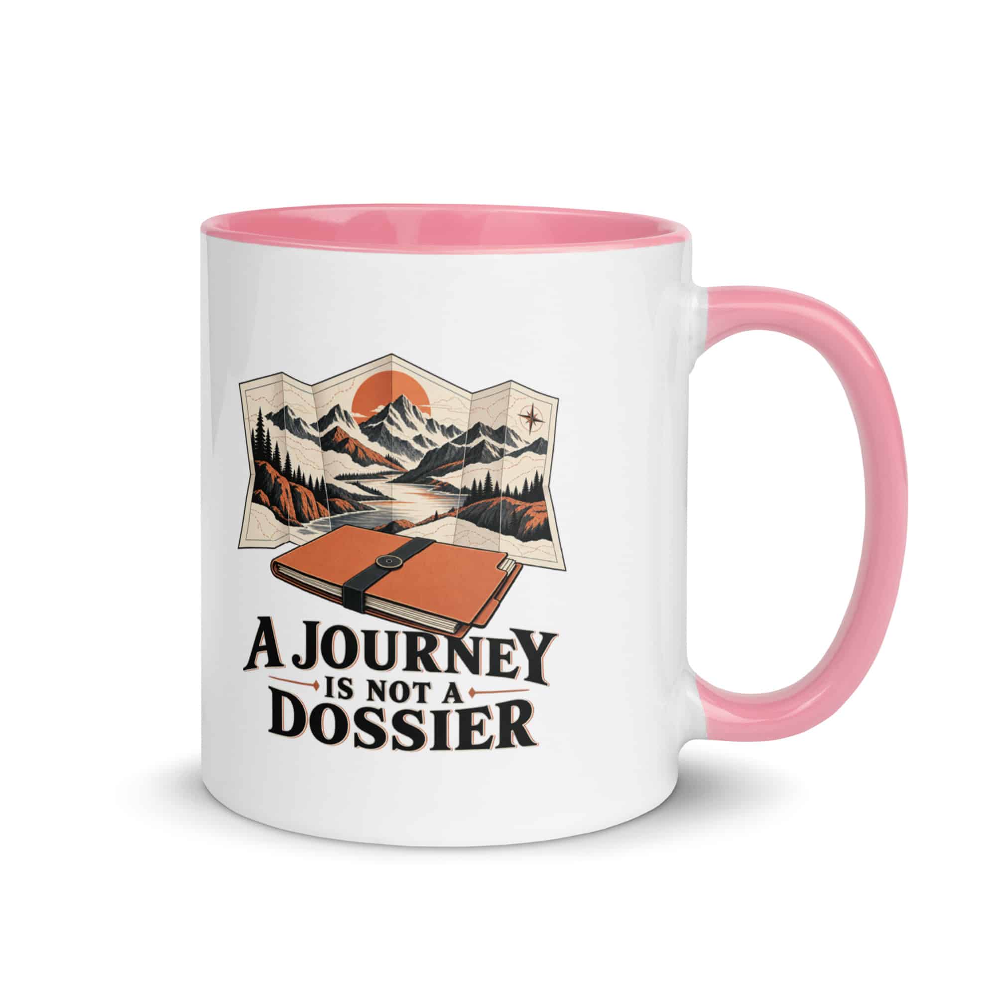 Color Inside Coffee Mug: A journey is not a dossier