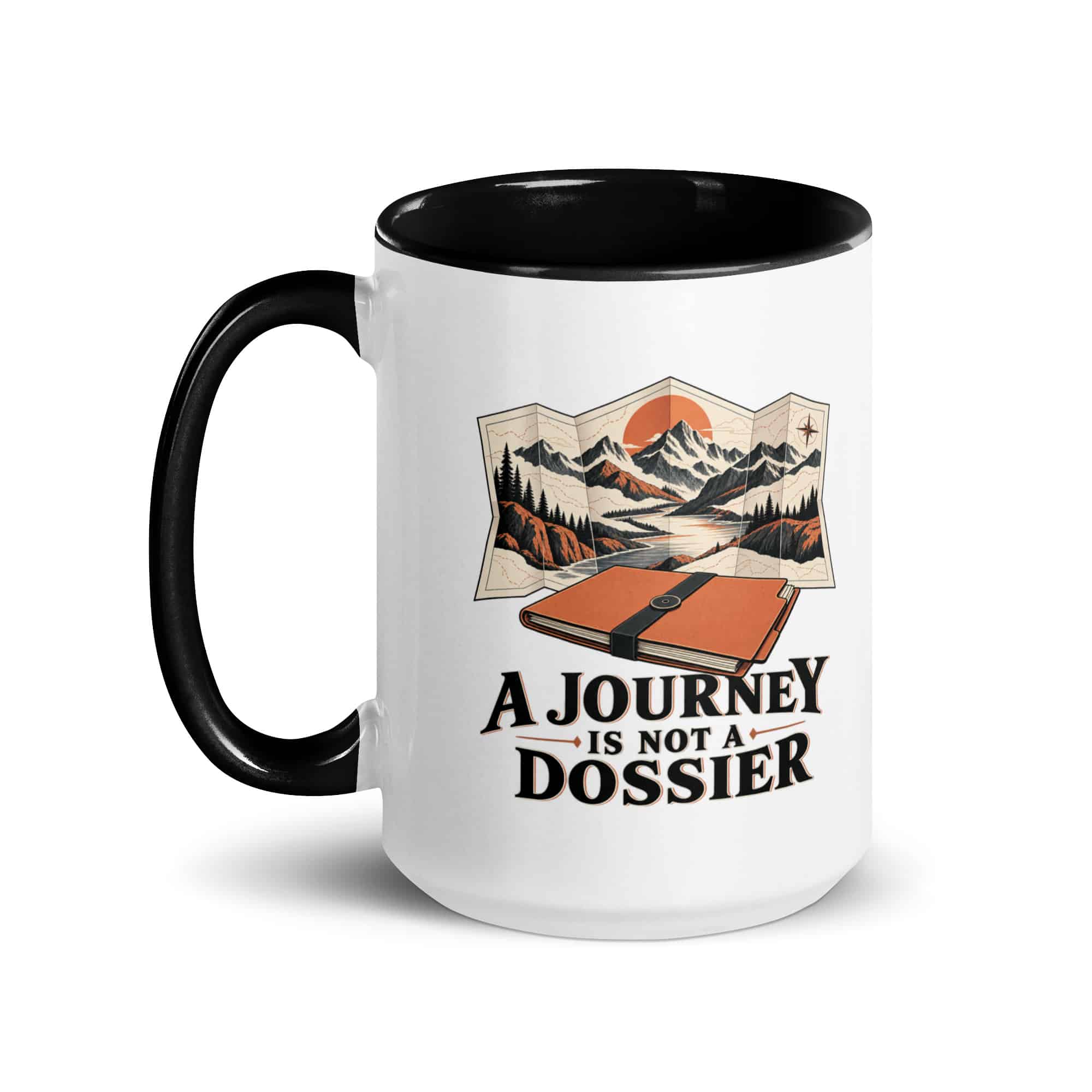 Color Inside Coffee Mug: A journey is not a dossier