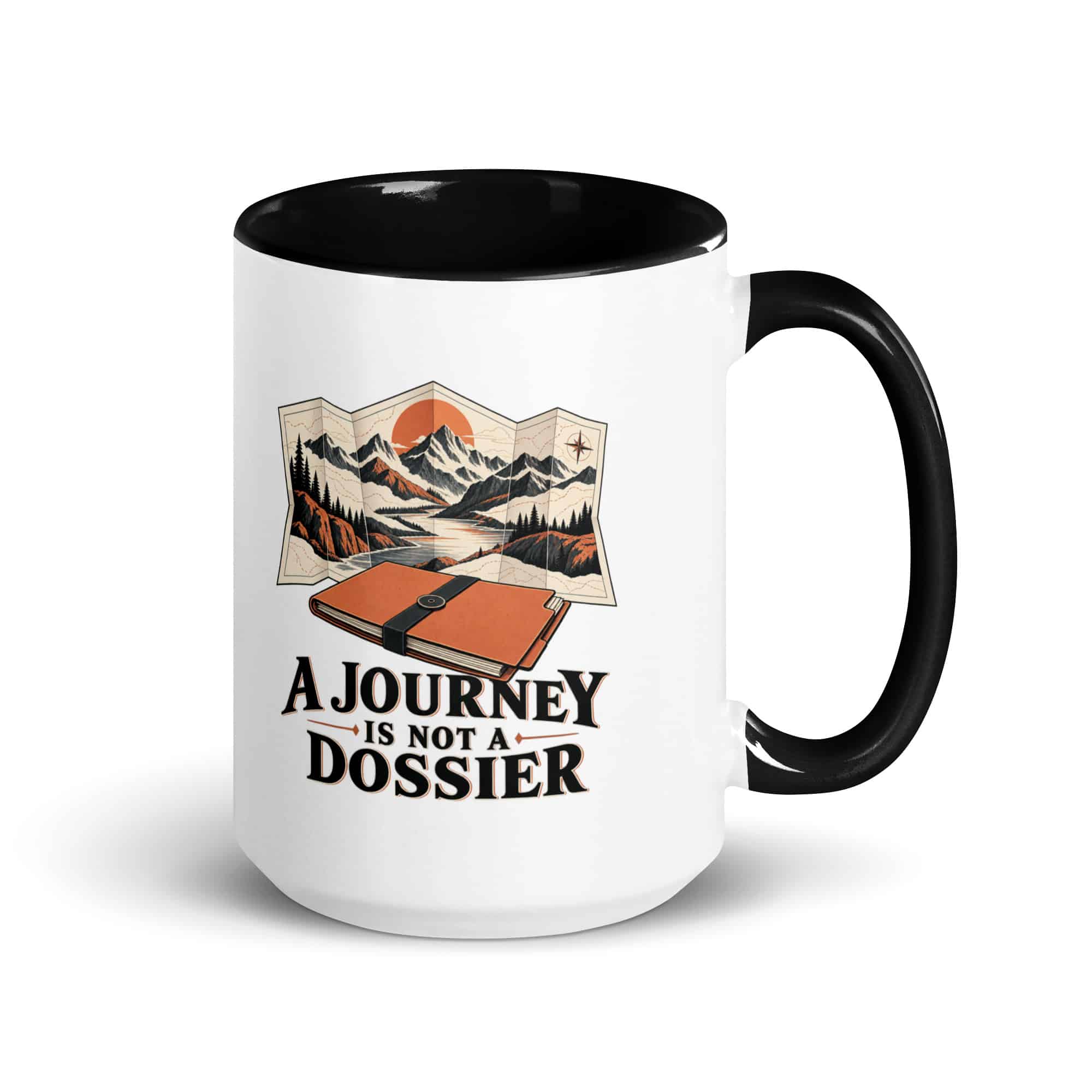 Color Inside Coffee Mug: A journey is not a dossier