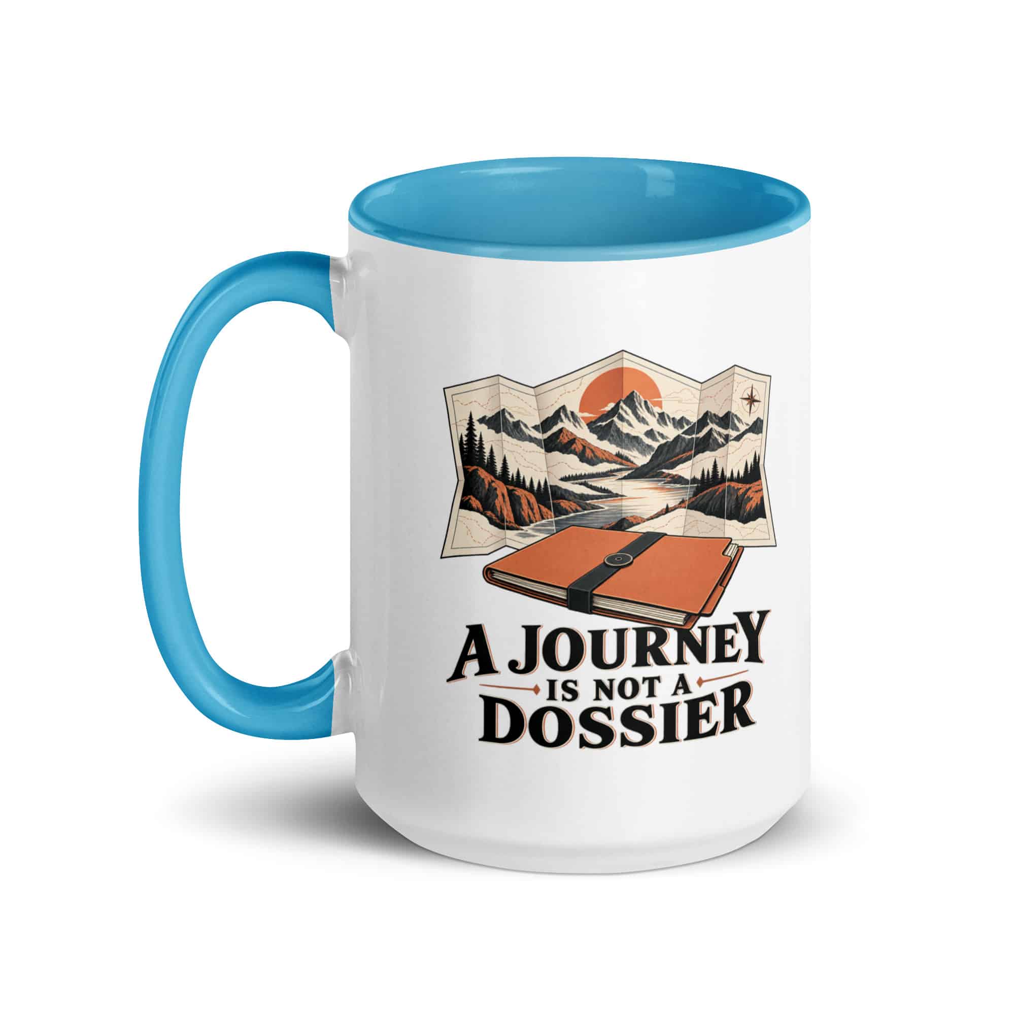 Color Inside Coffee Mug: A journey is not a dossier