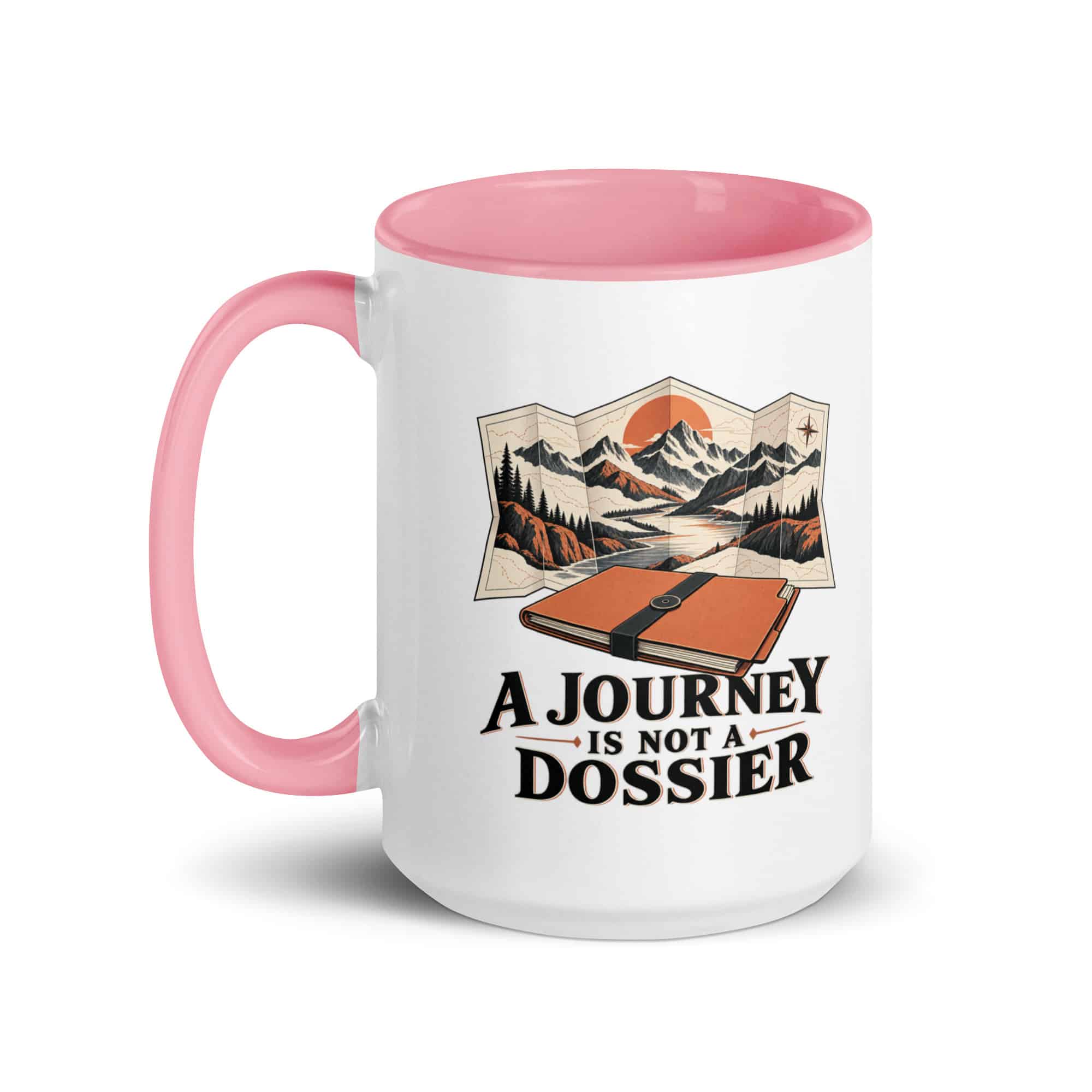 Color Inside Coffee Mug: A journey is not a dossier
