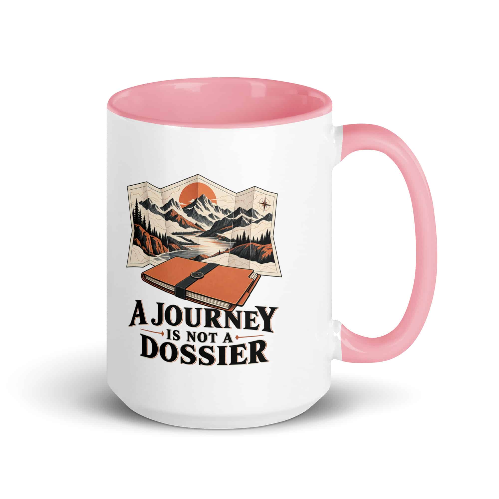 Color Inside Coffee Mug: A journey is not a dossier