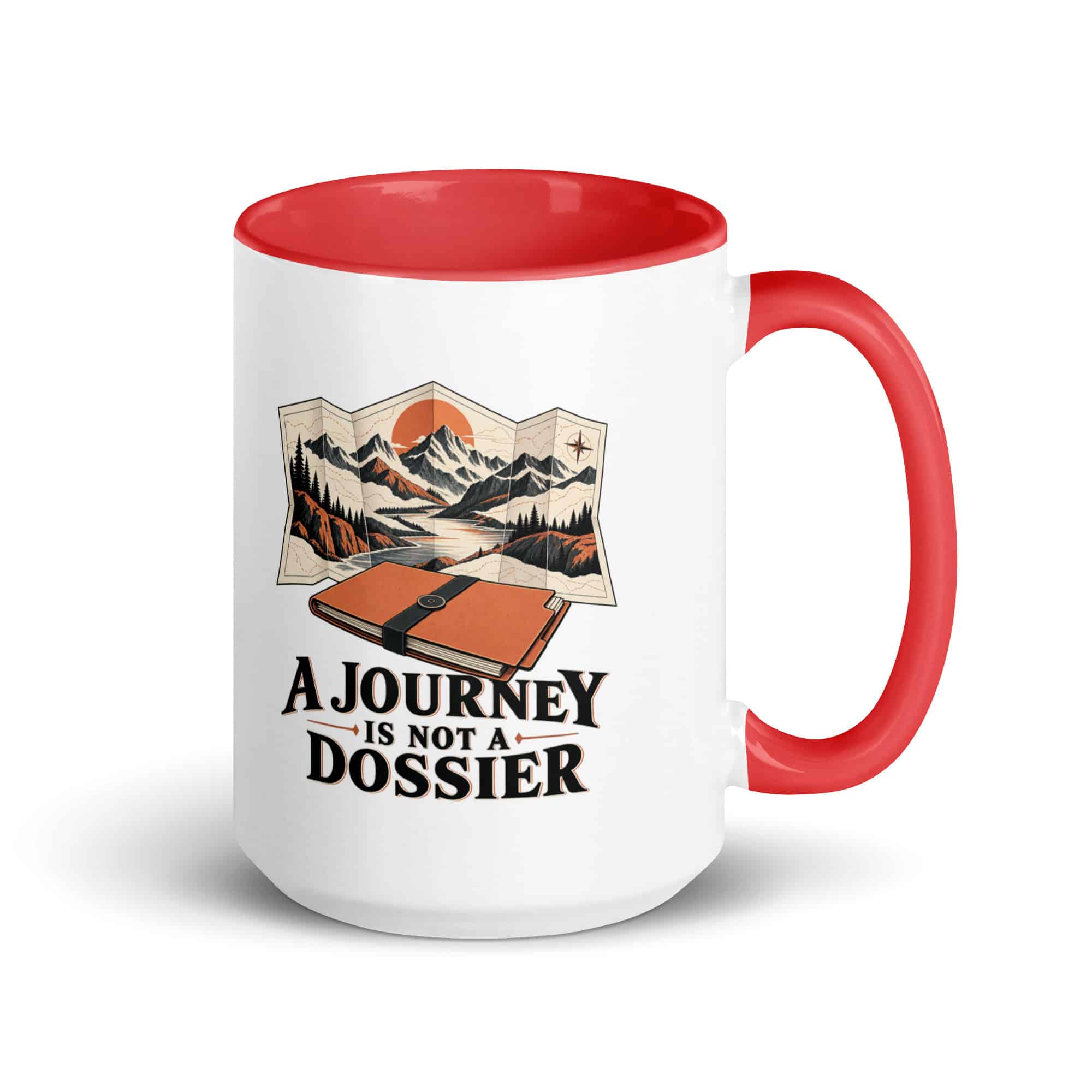 Color Inside Coffee Mug: A journey is not a dossier