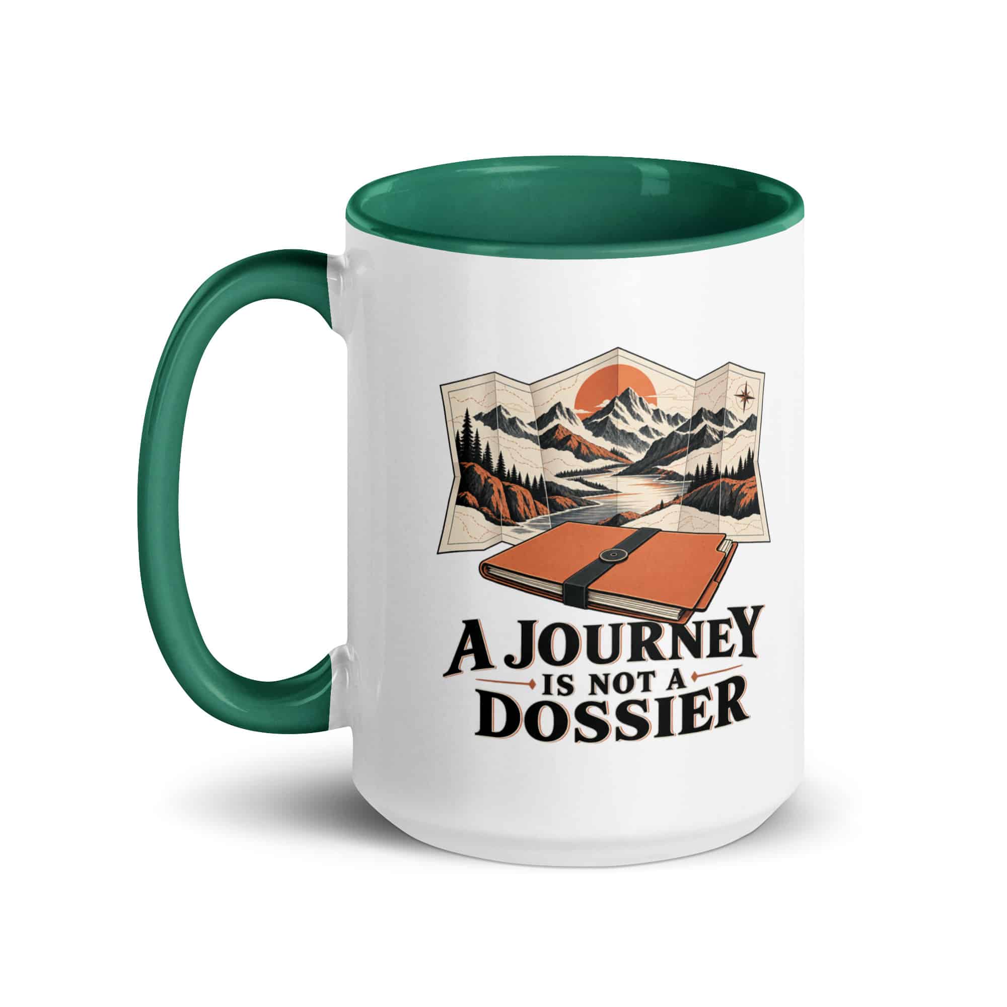Color Inside Coffee Mug: A journey is not a dossier