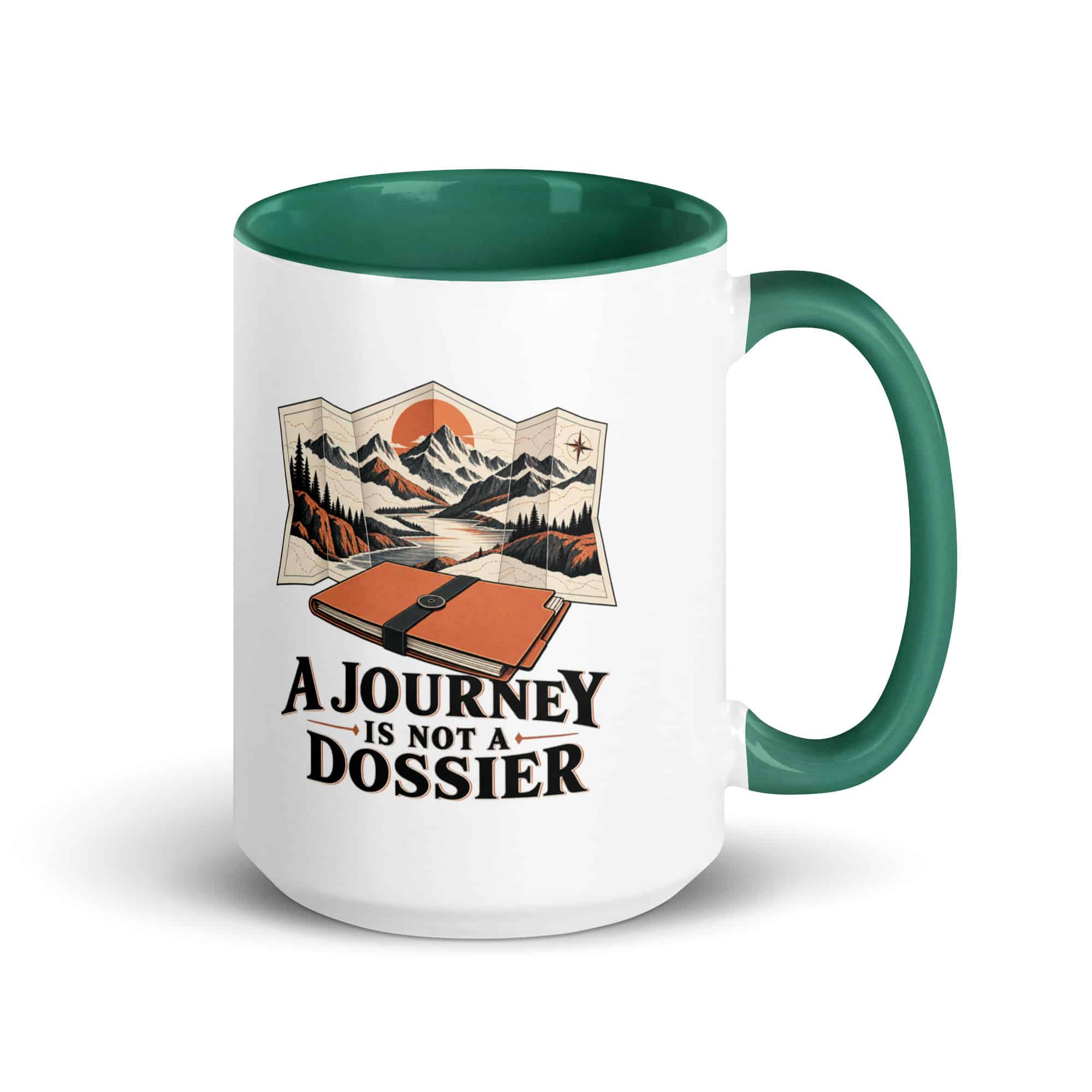 Color Inside Coffee Mug: A journey is not a dossier