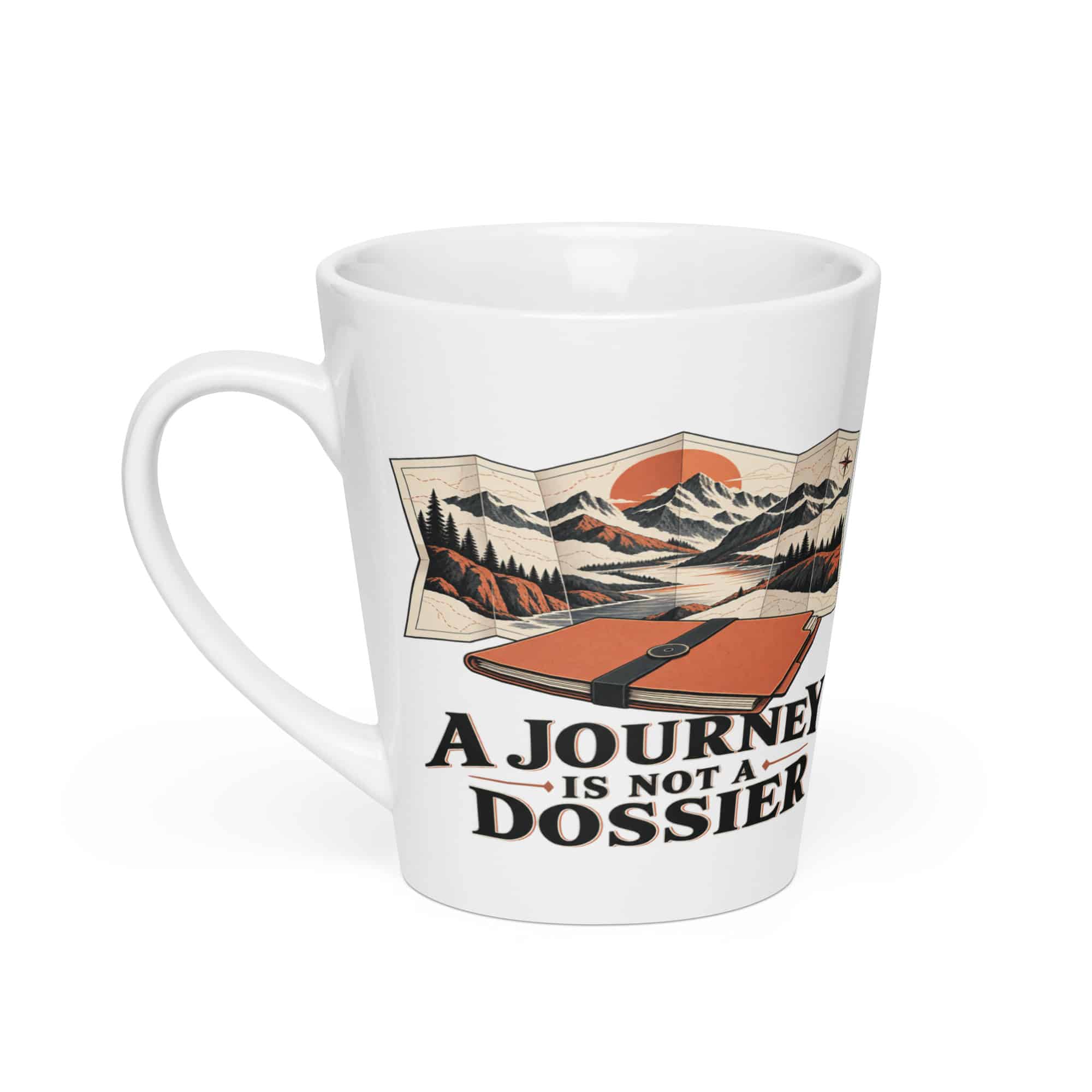 Latte Mug: A journey is not a dossier