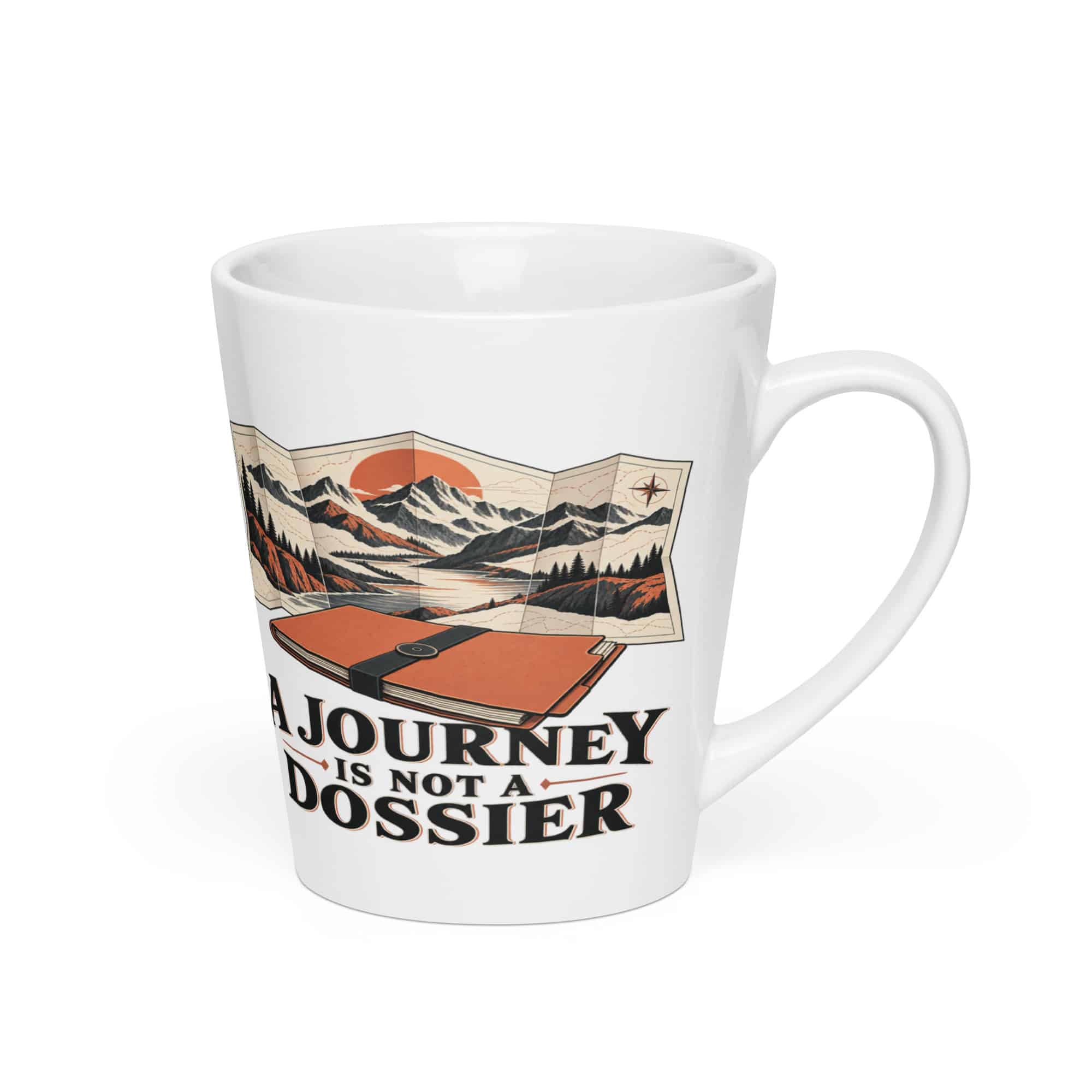 Latte Mug: A journey is not a dossier