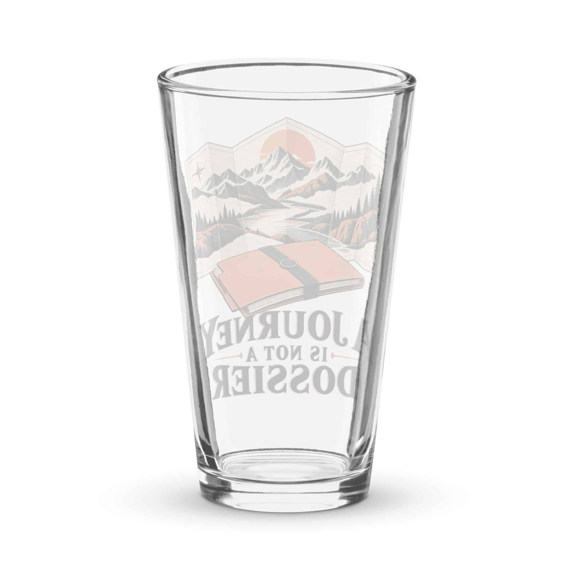 Pint Glass: A journey is not a dossier