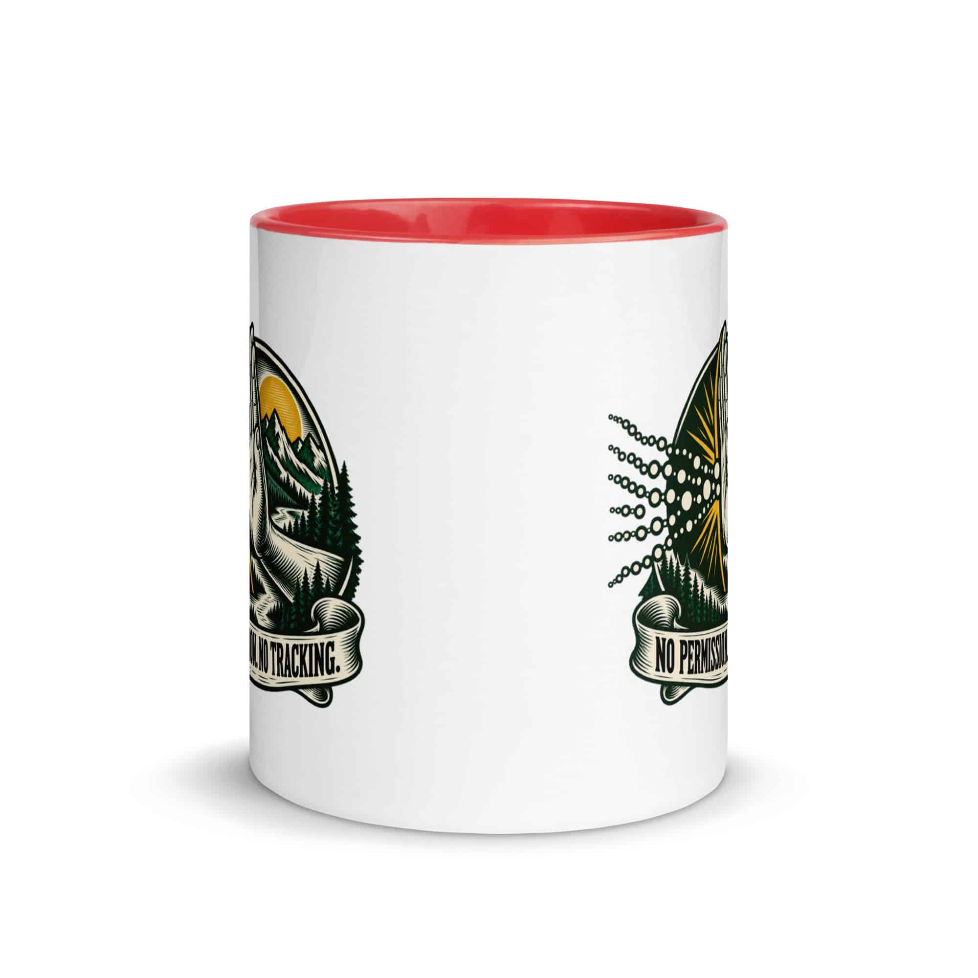 Color Inside Coffee Mug: No permission. No tracking.
