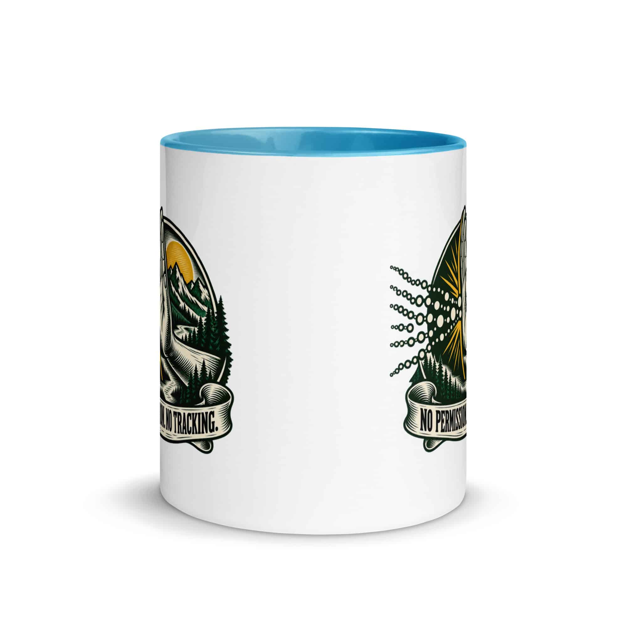 Color Inside Coffee Mug: No permission. No tracking.