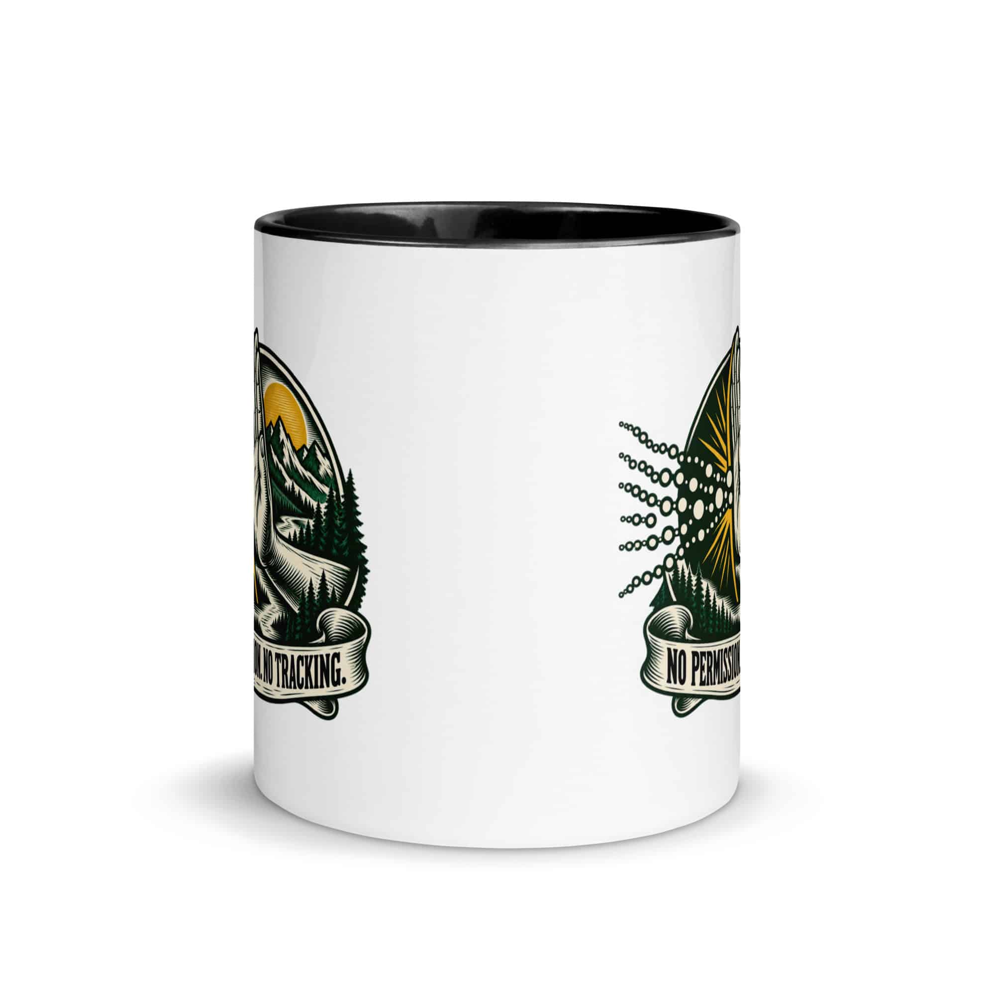 Color Inside Coffee Mug: No permission. No tracking.