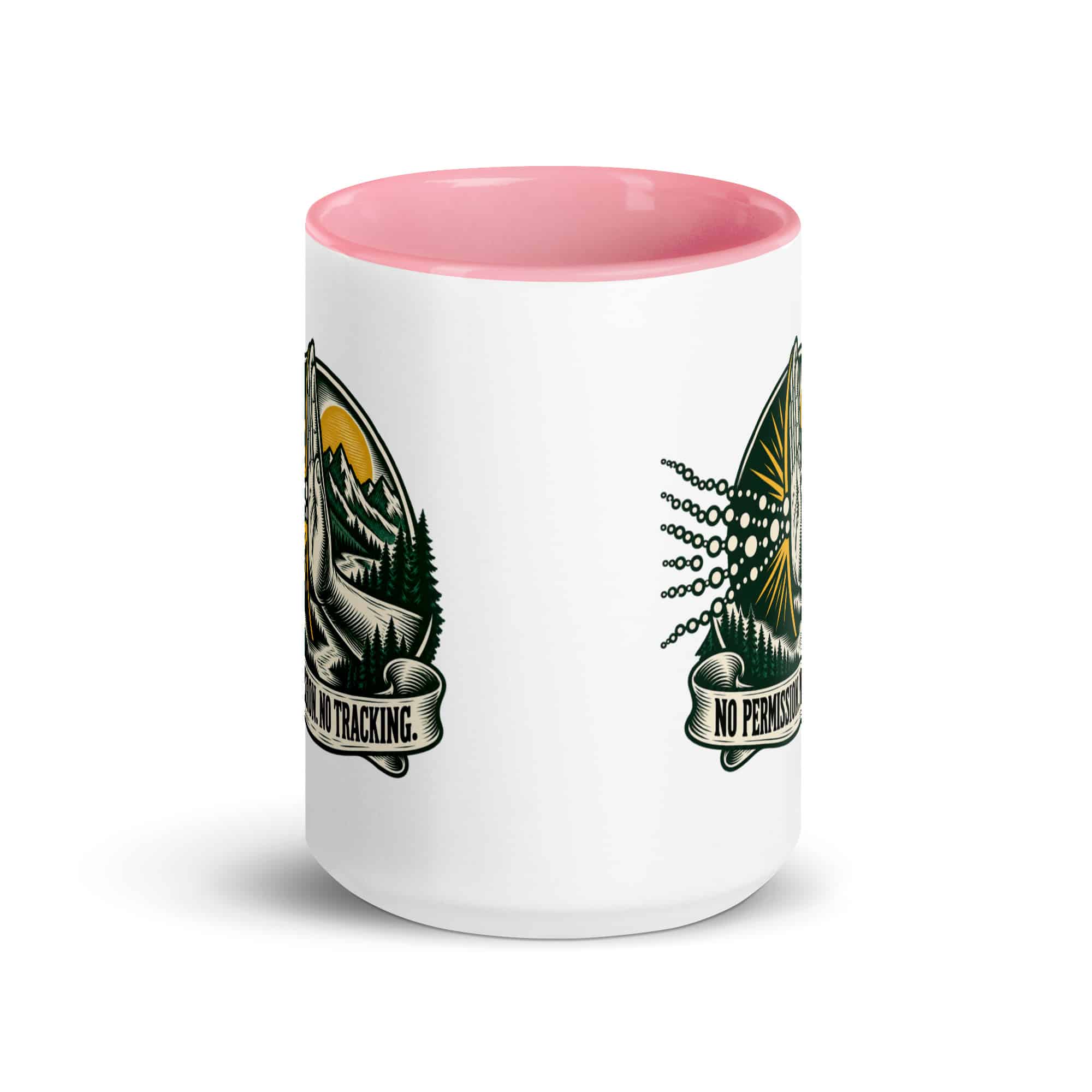 Color Inside Coffee Mug: No permission. No tracking.