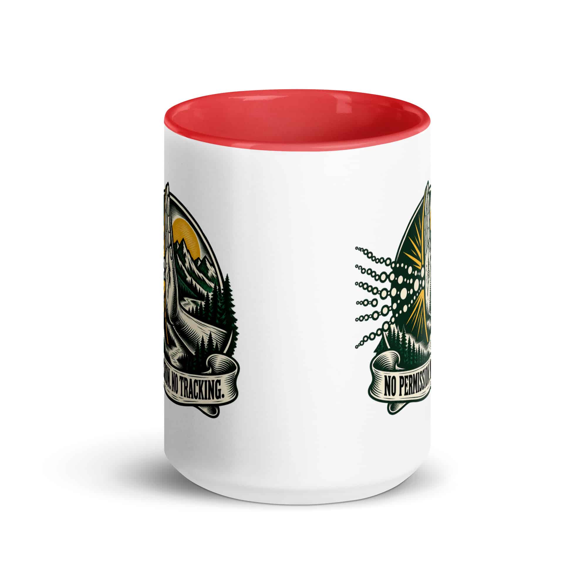 Color Inside Coffee Mug: No permission. No tracking.