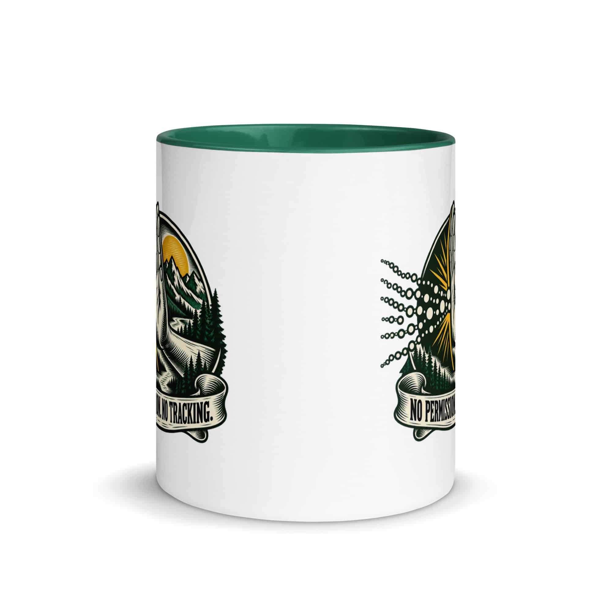 Color Inside Coffee Mug: No permission. No tracking.
