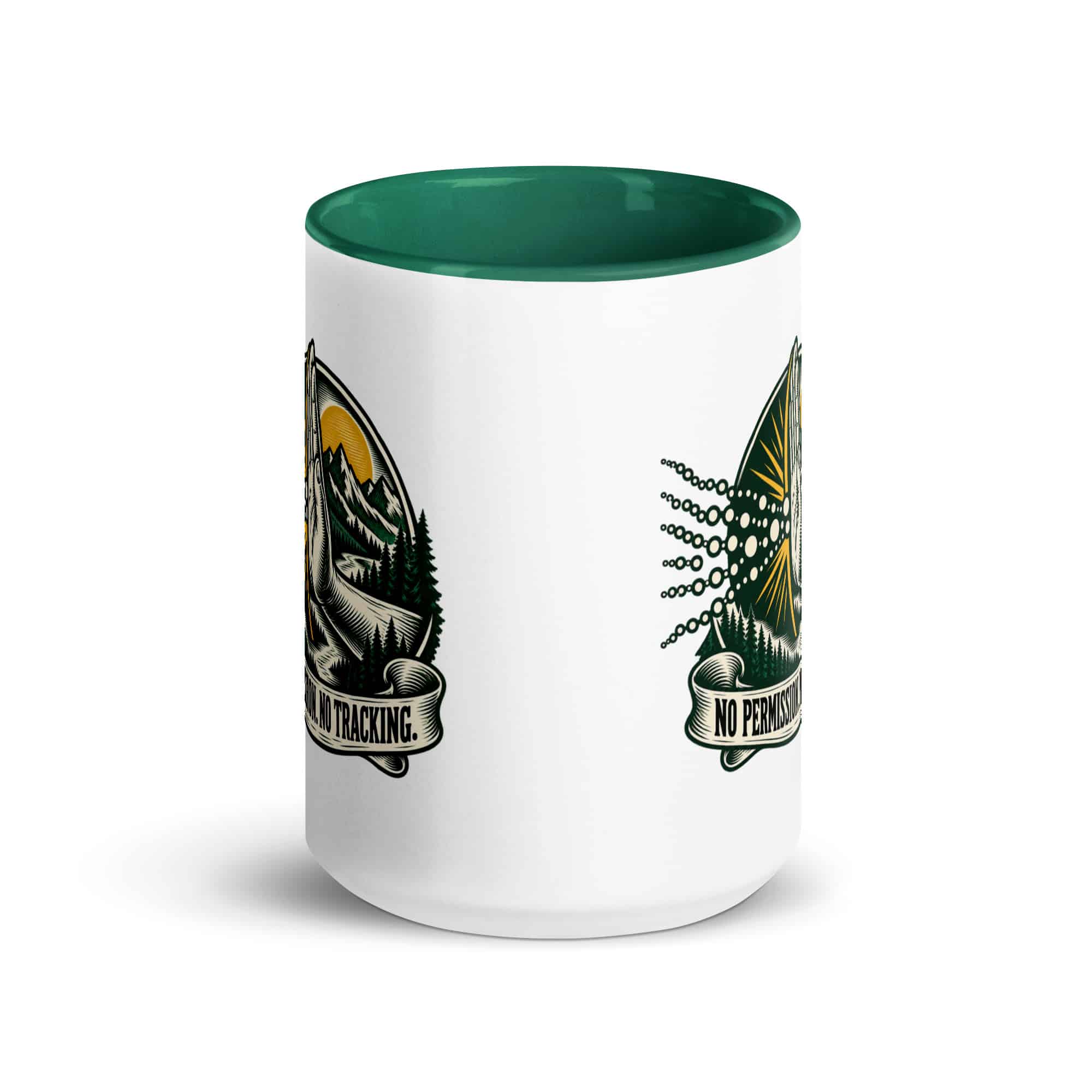Color Inside Coffee Mug: No permission. No tracking.