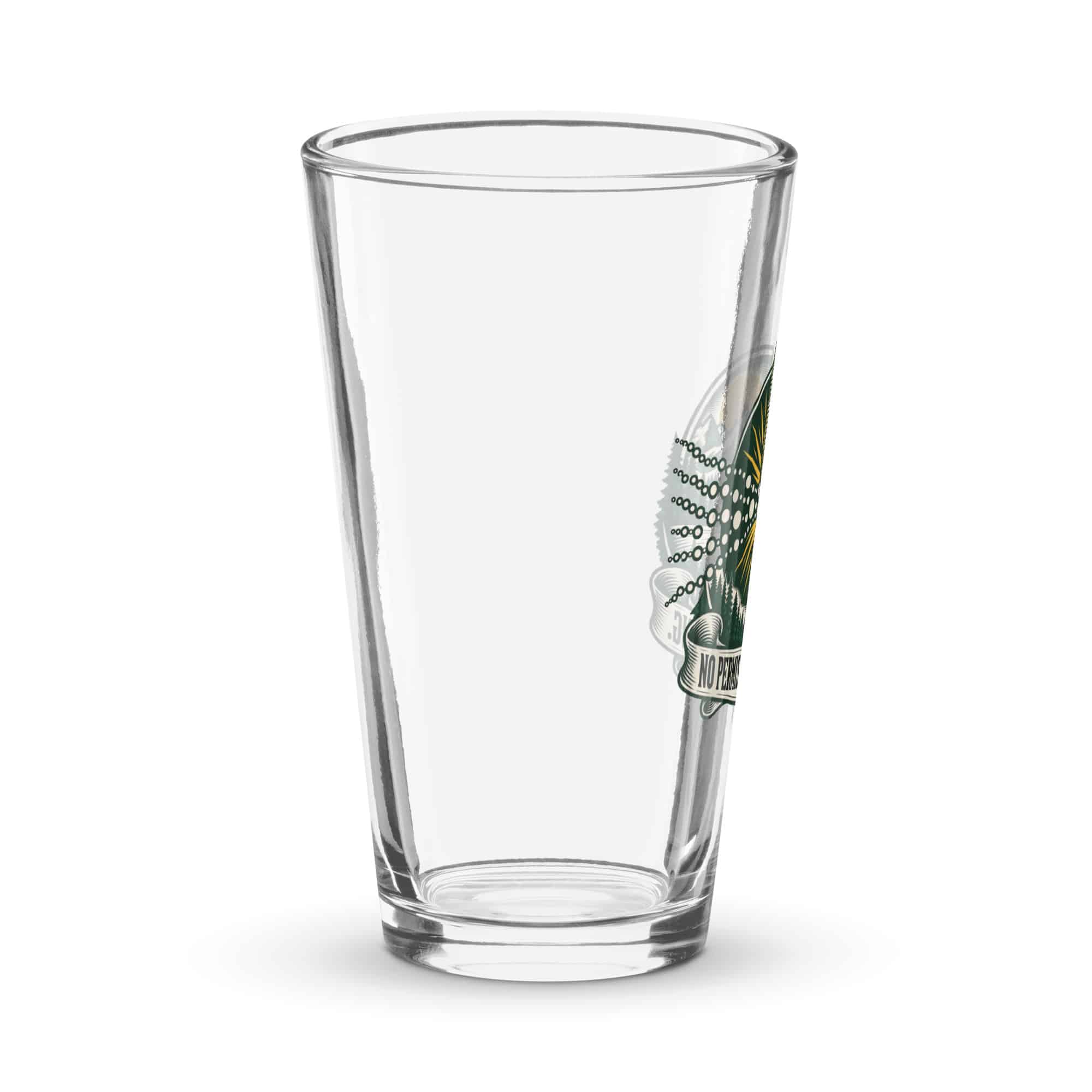 Pint Glass: No permission. No tracking.