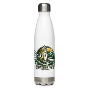 Stainless Steel Water Bottle: No permission. No tracking. - 17 oz - Main