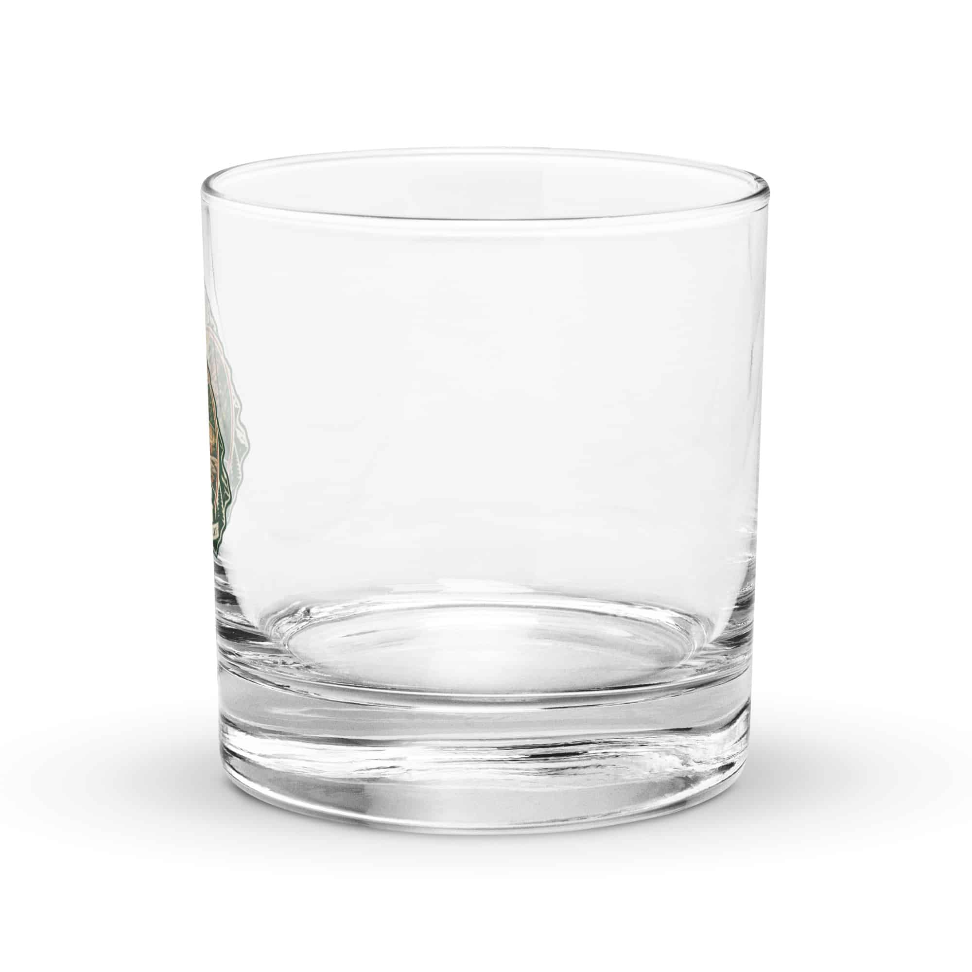 Red River Gorge Rocks Glass: RRG, Vintage Round Badge