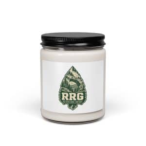 Red River Gorge Soy Wax Candle: RRG, Forest Ink Stamp - 9oz - Main