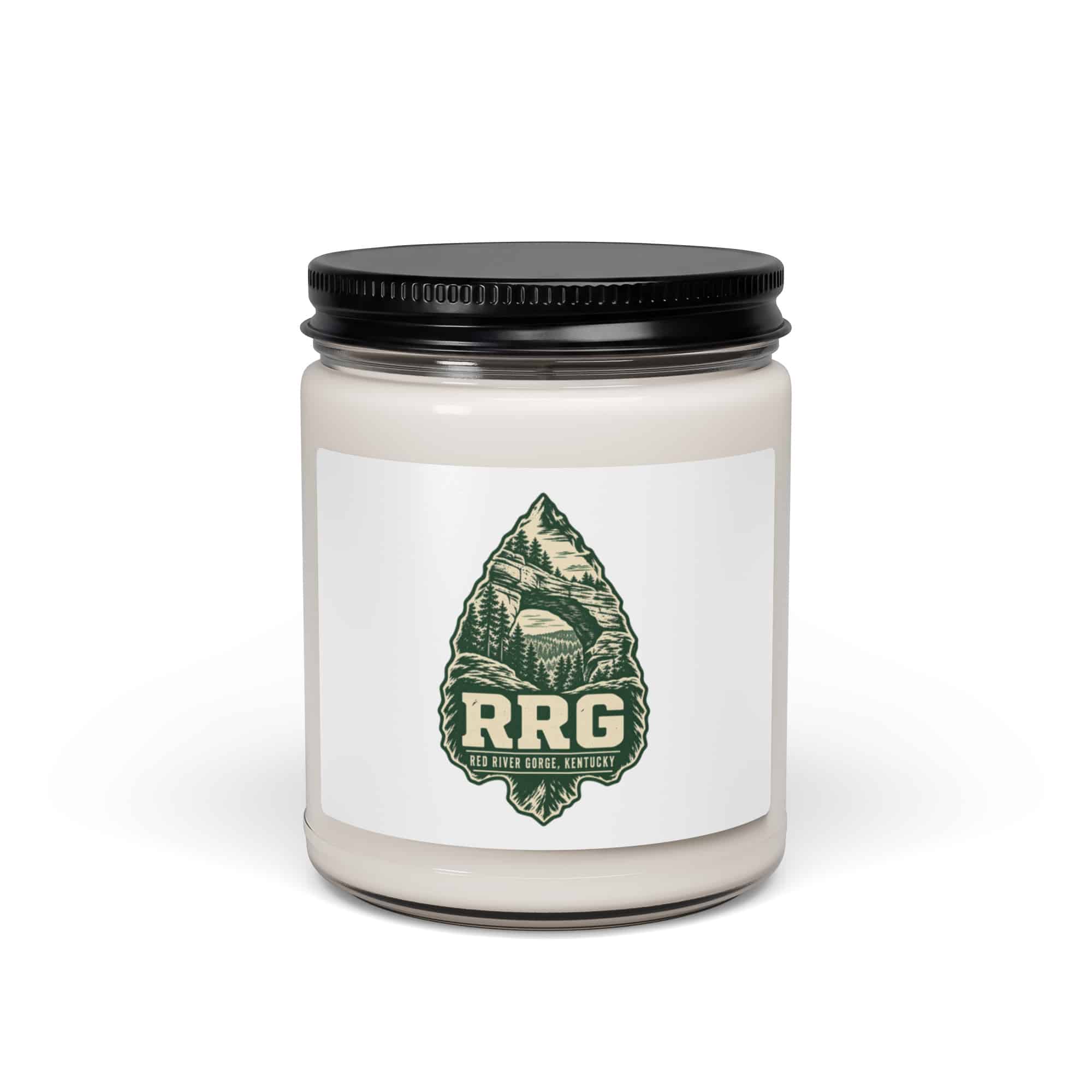 Red River Gorge Soy Wax Candle: RRG, Forest Ink Stamp