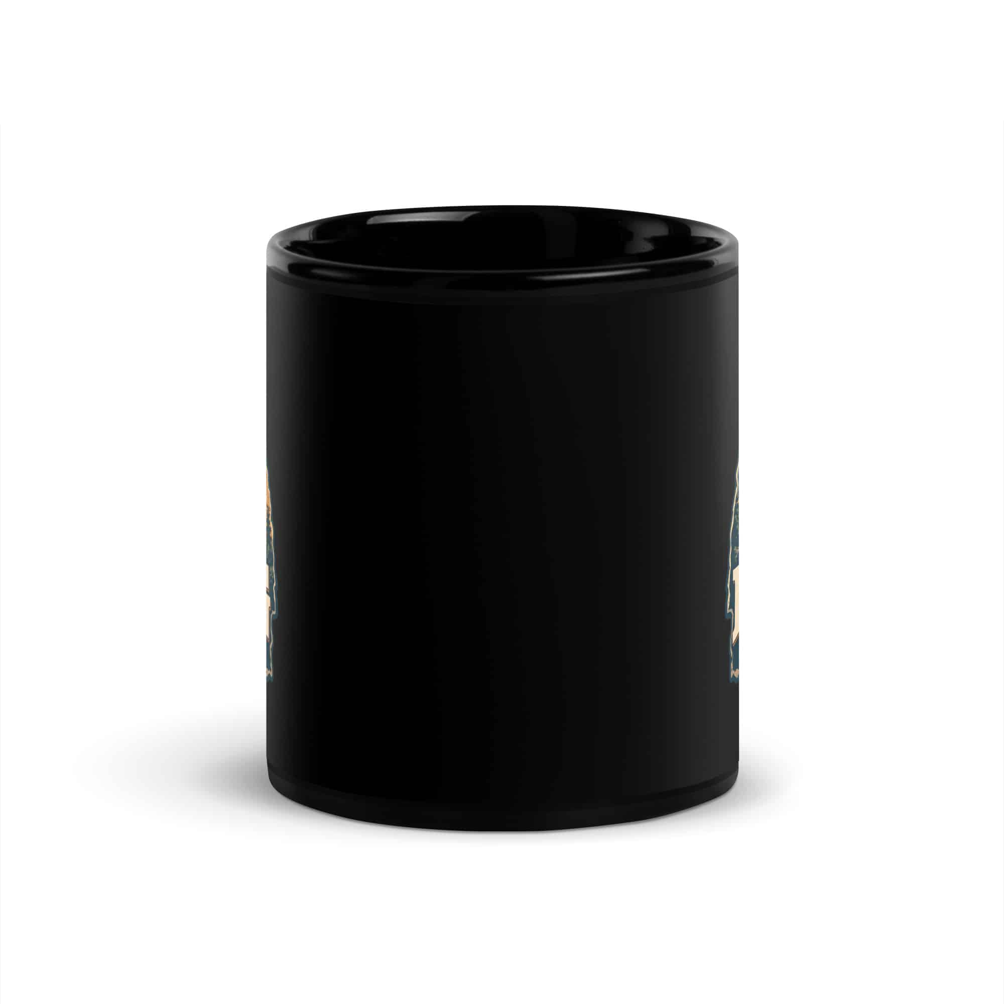 Red River Gorge Black Coffee Mug: RRG, Scenic Shield Badge