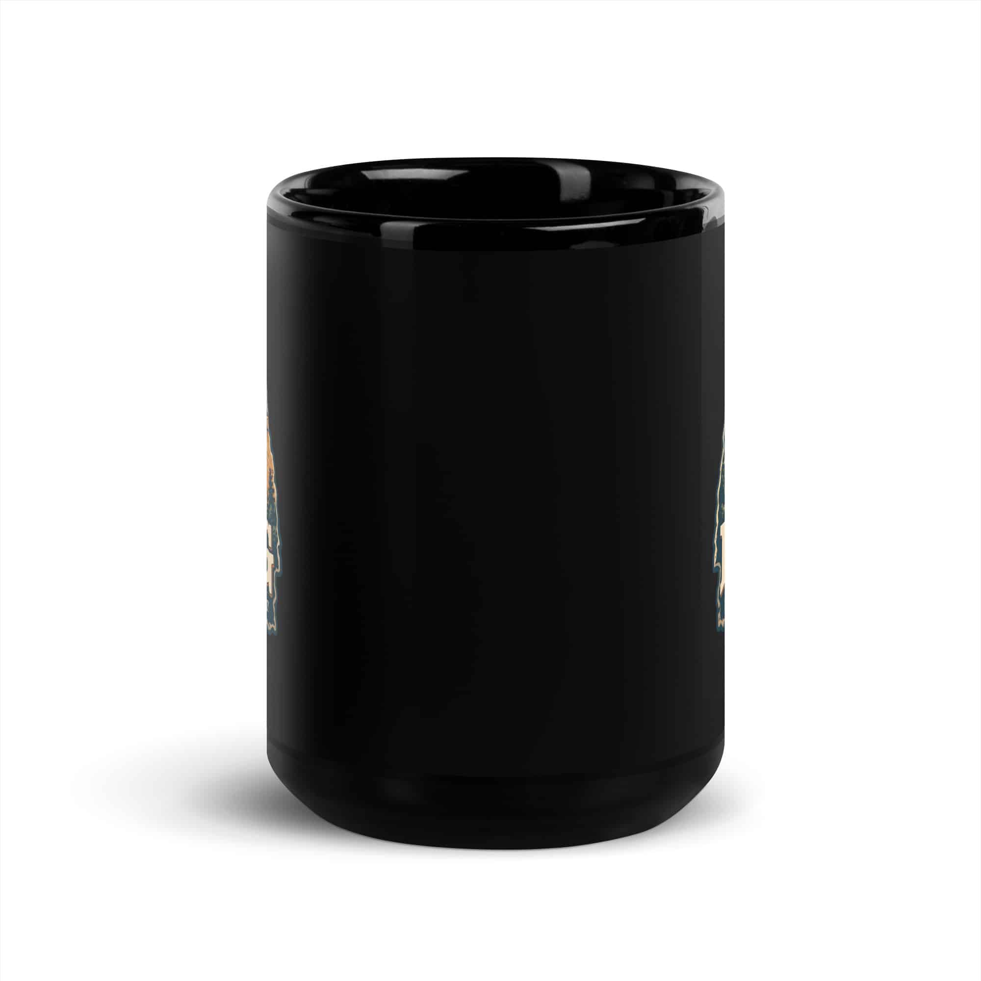 Red River Gorge Black Coffee Mug: RRG, Scenic Shield Badge