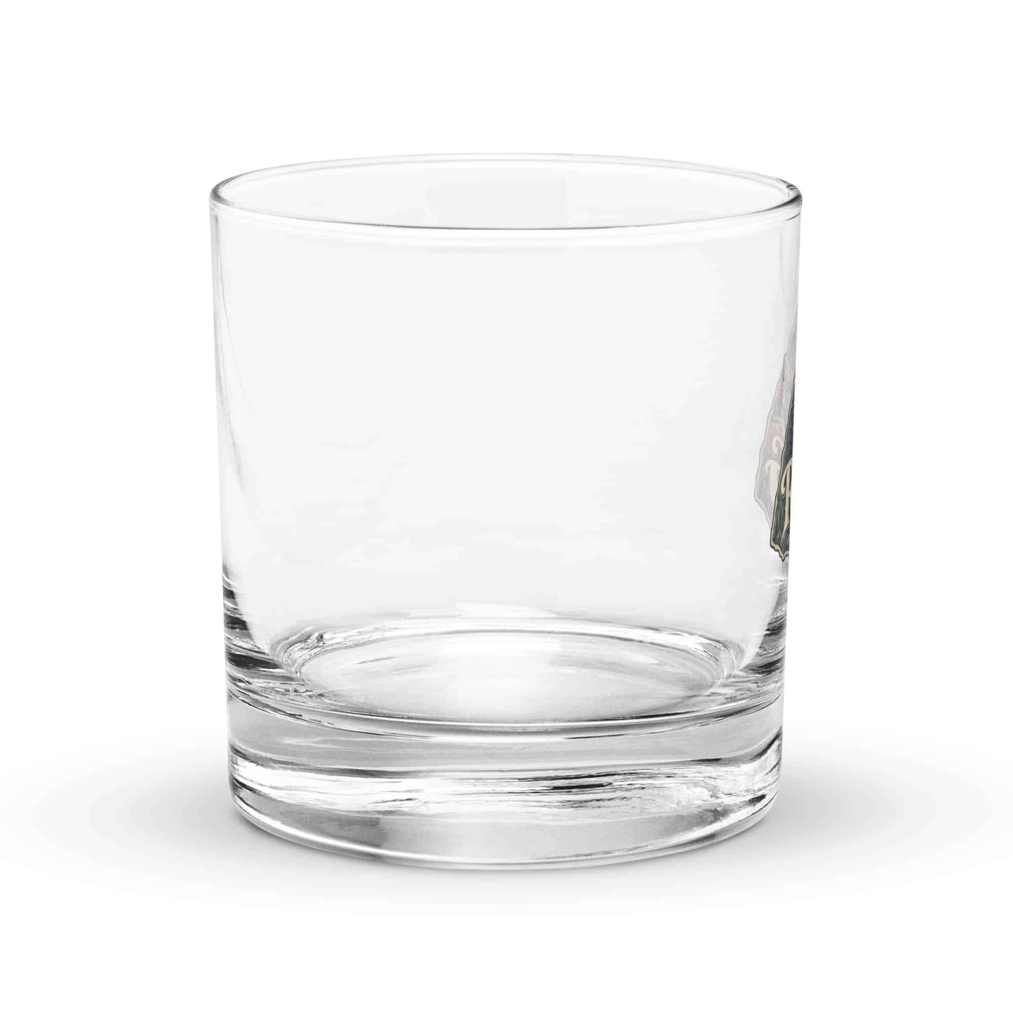 Red River Gorge Rocks Glass: RRG, Woodland Scenic Lettering