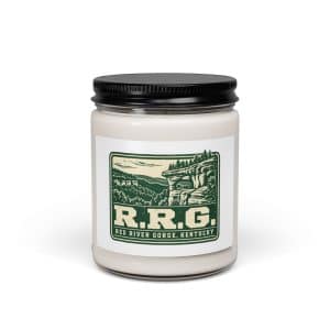 Red River Gorge Soy Wax Candle: R.R.G, Forest Ink Stamp - 9oz - Main