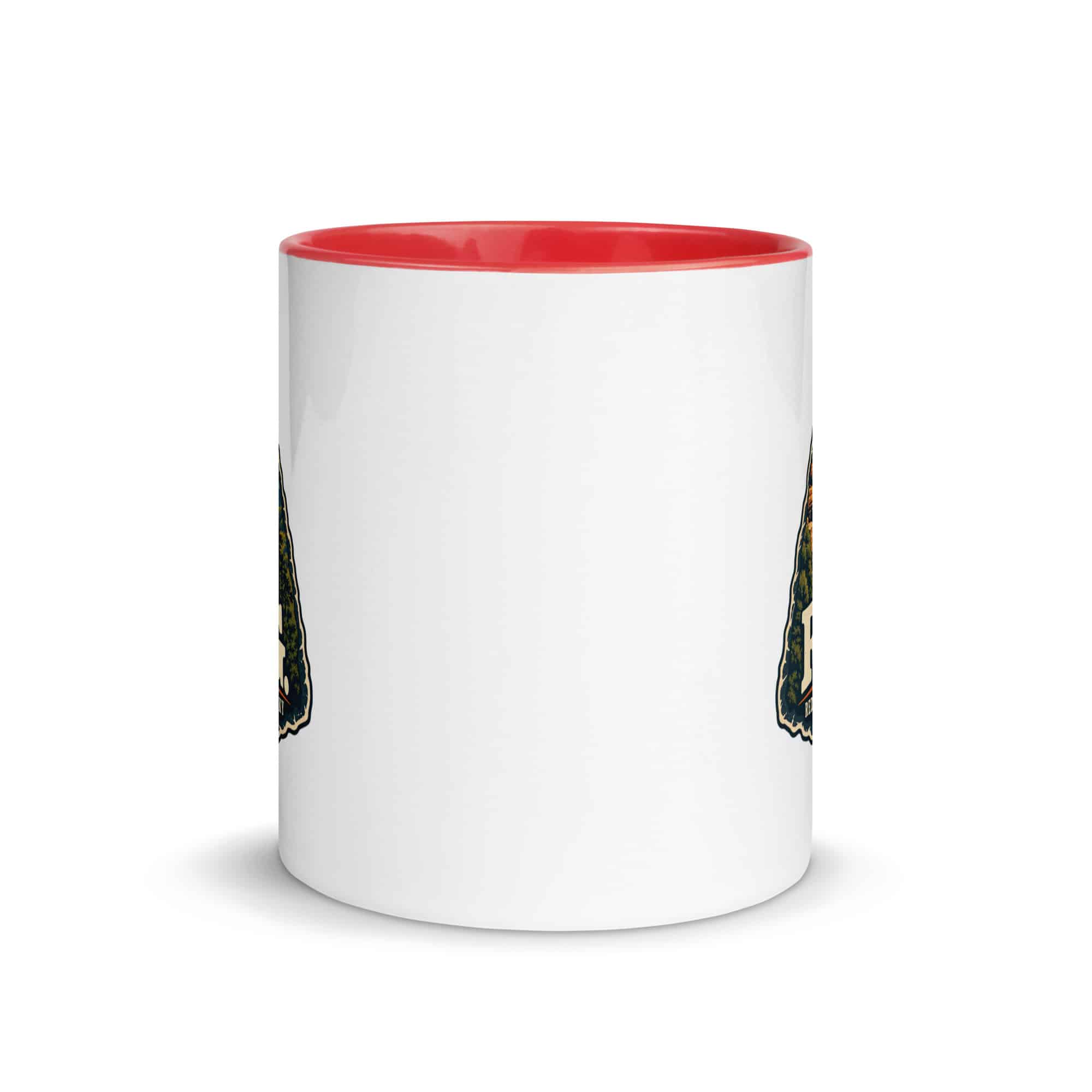 Red River Gorge Color Inside Coffee Mug: R.R.G, Scenic Shield Badge
