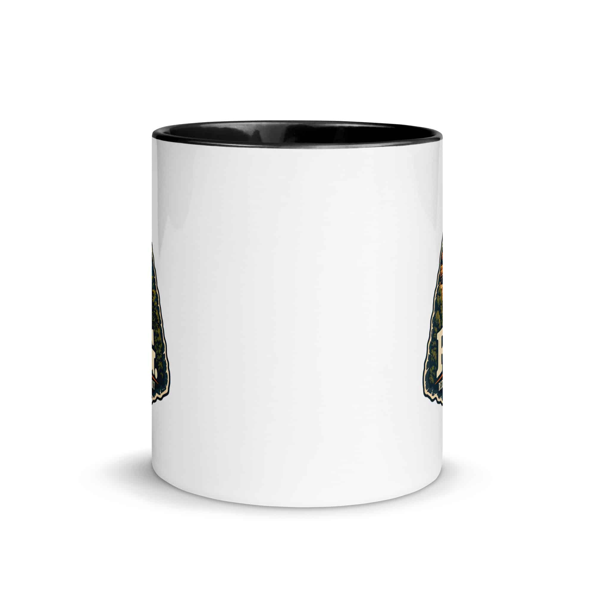 Red River Gorge Color Inside Coffee Mug: R.R.G, Scenic Shield Badge