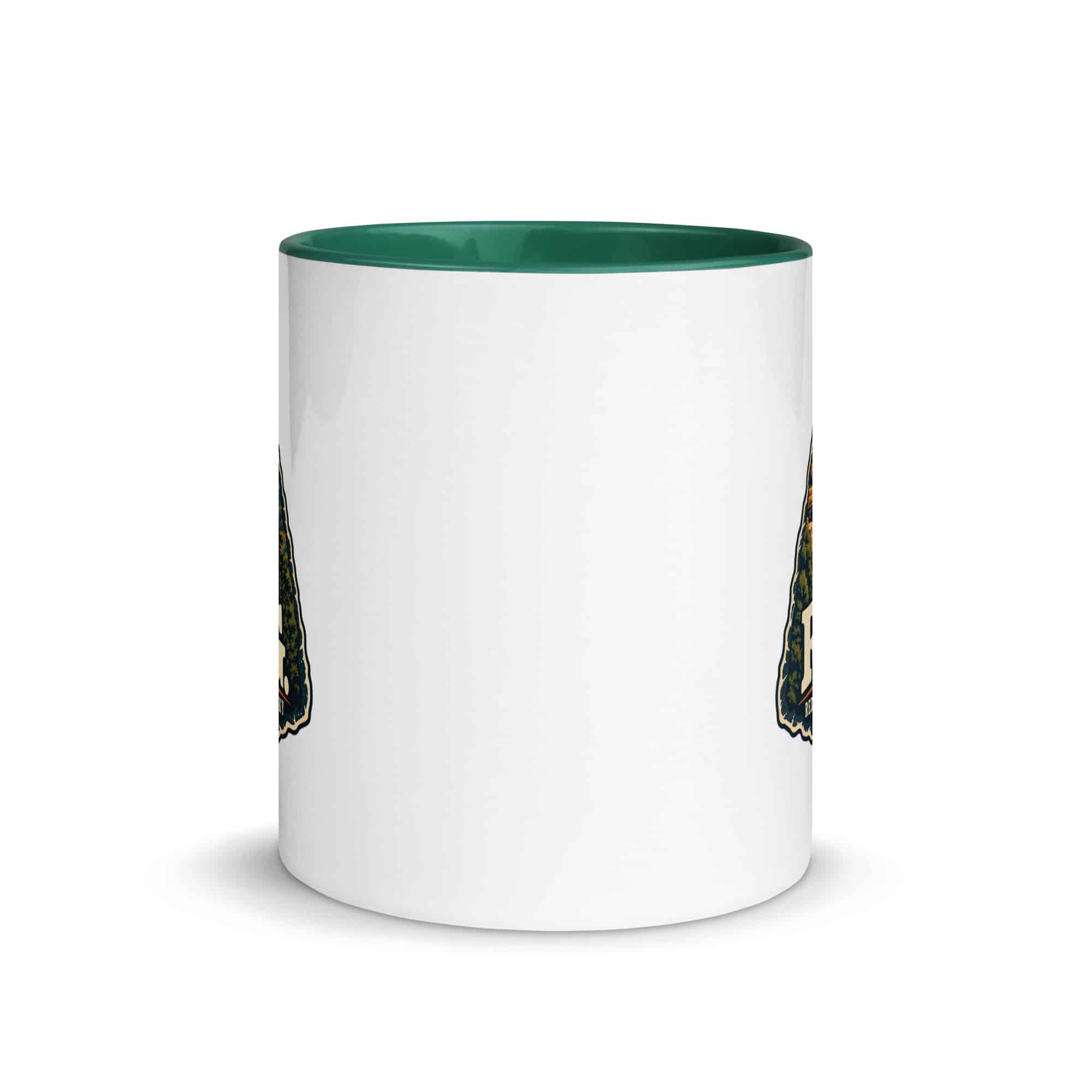 Red River Gorge Color Inside Coffee Mug: R.R.G, Scenic Shield Badge