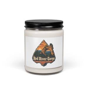 Red River Gorge Soy Wax Candle: Red River Gorge Destination Seal, Scenic Shield Badge - 9oz - Main