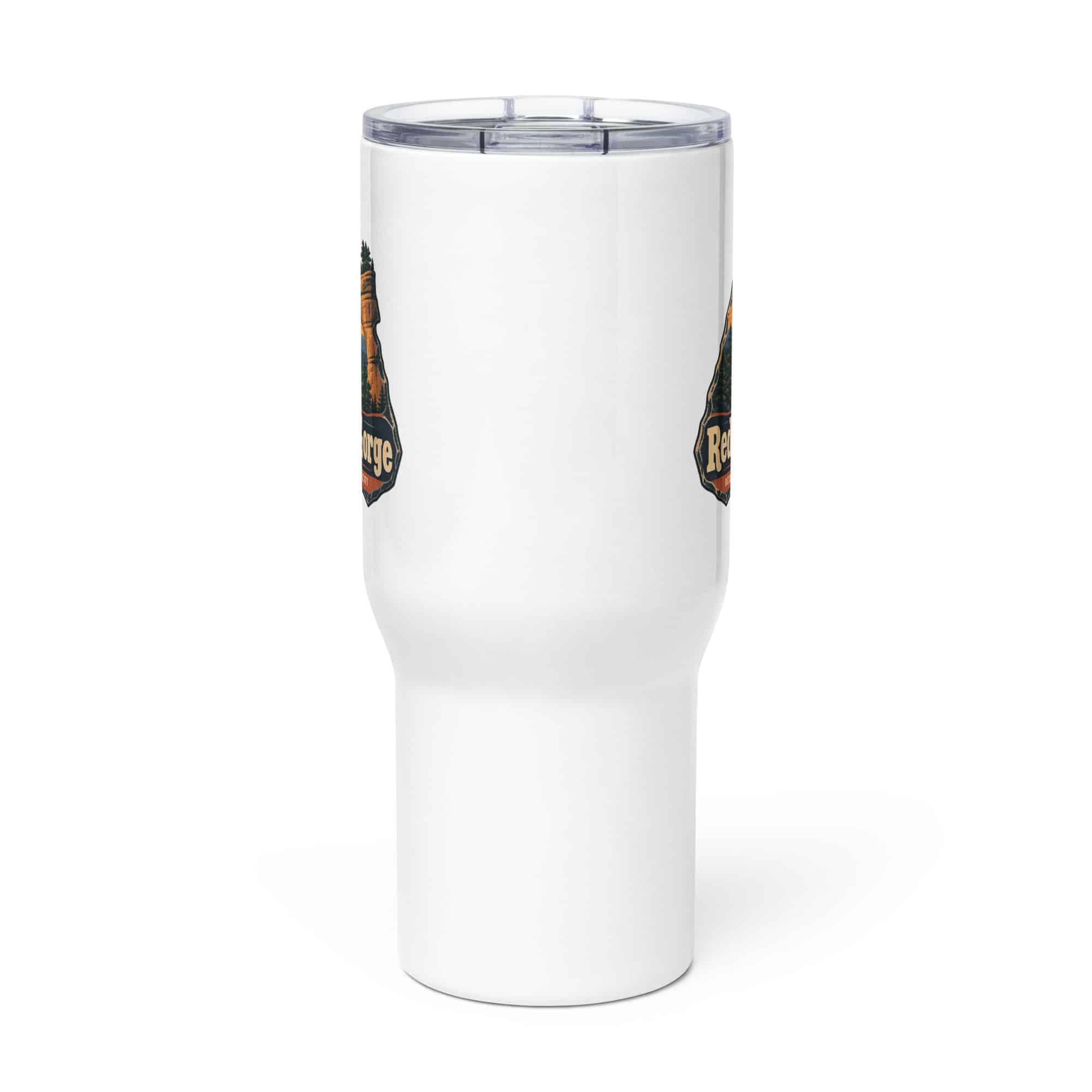 Red River Gorge Travel Mug: Red River Gorge Destination Seal, Scenic Shield Badge