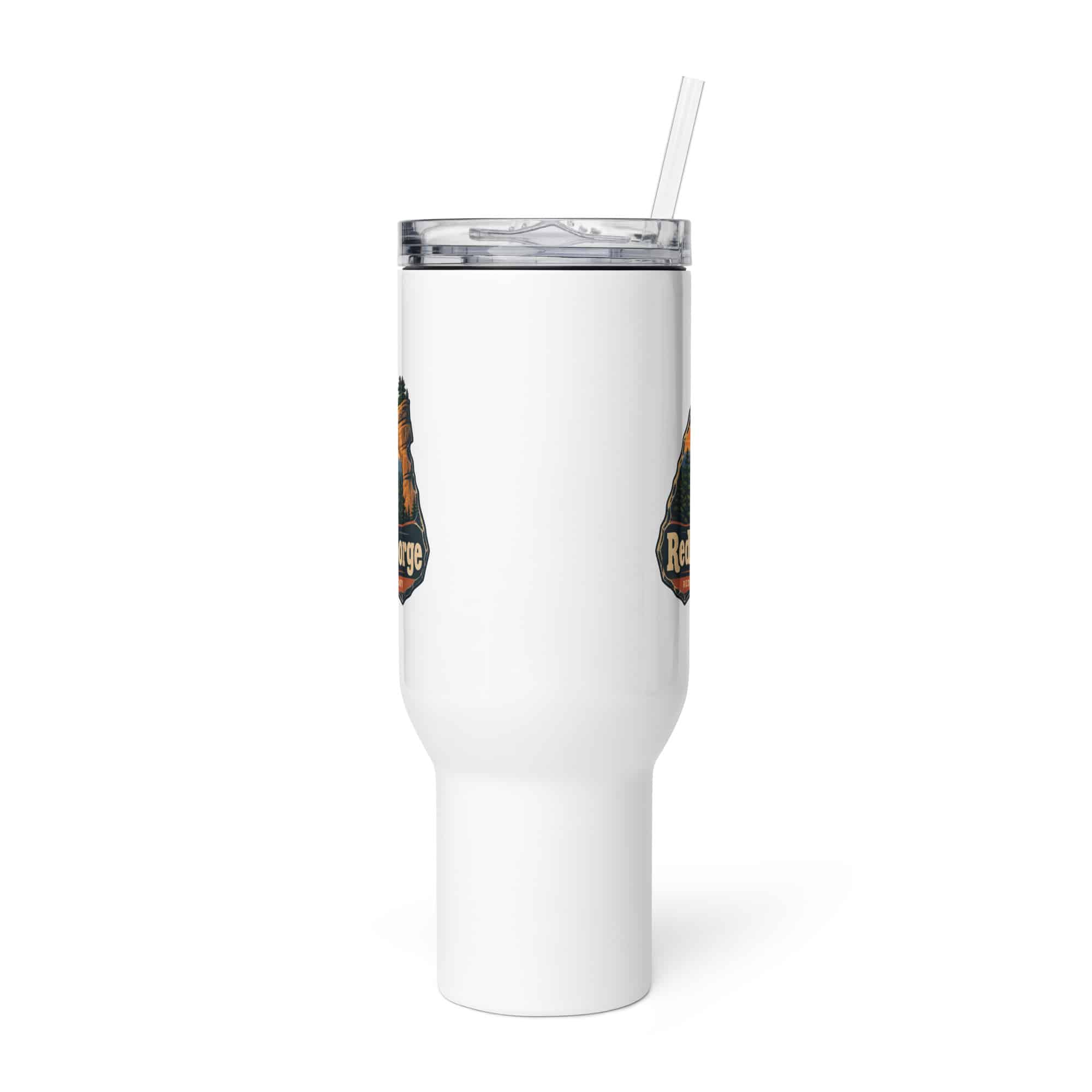 Red River Gorge Travel Mug: Red River Gorge Destination Seal, Scenic Shield Badge