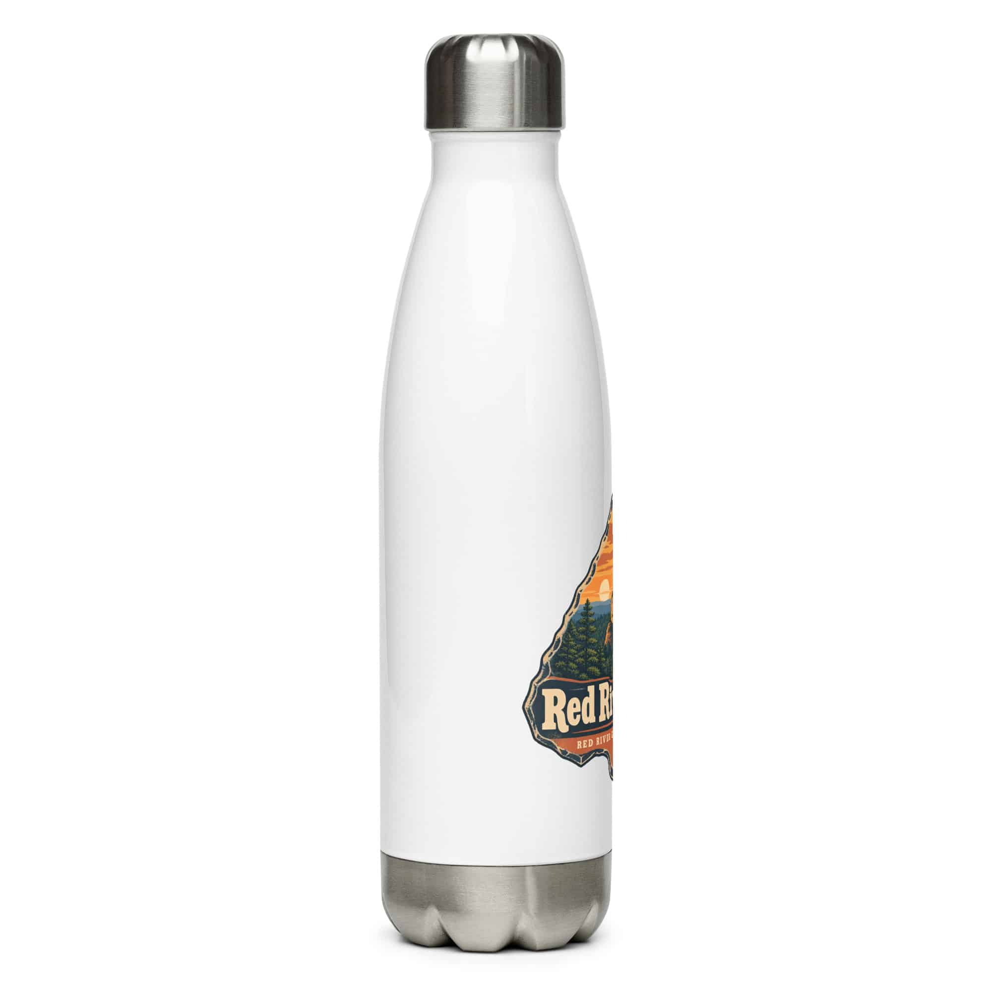 Red River Gorge Stainless Steel Water Bottle: Red River Gorge Destination Seal, Scenic Shield Badge