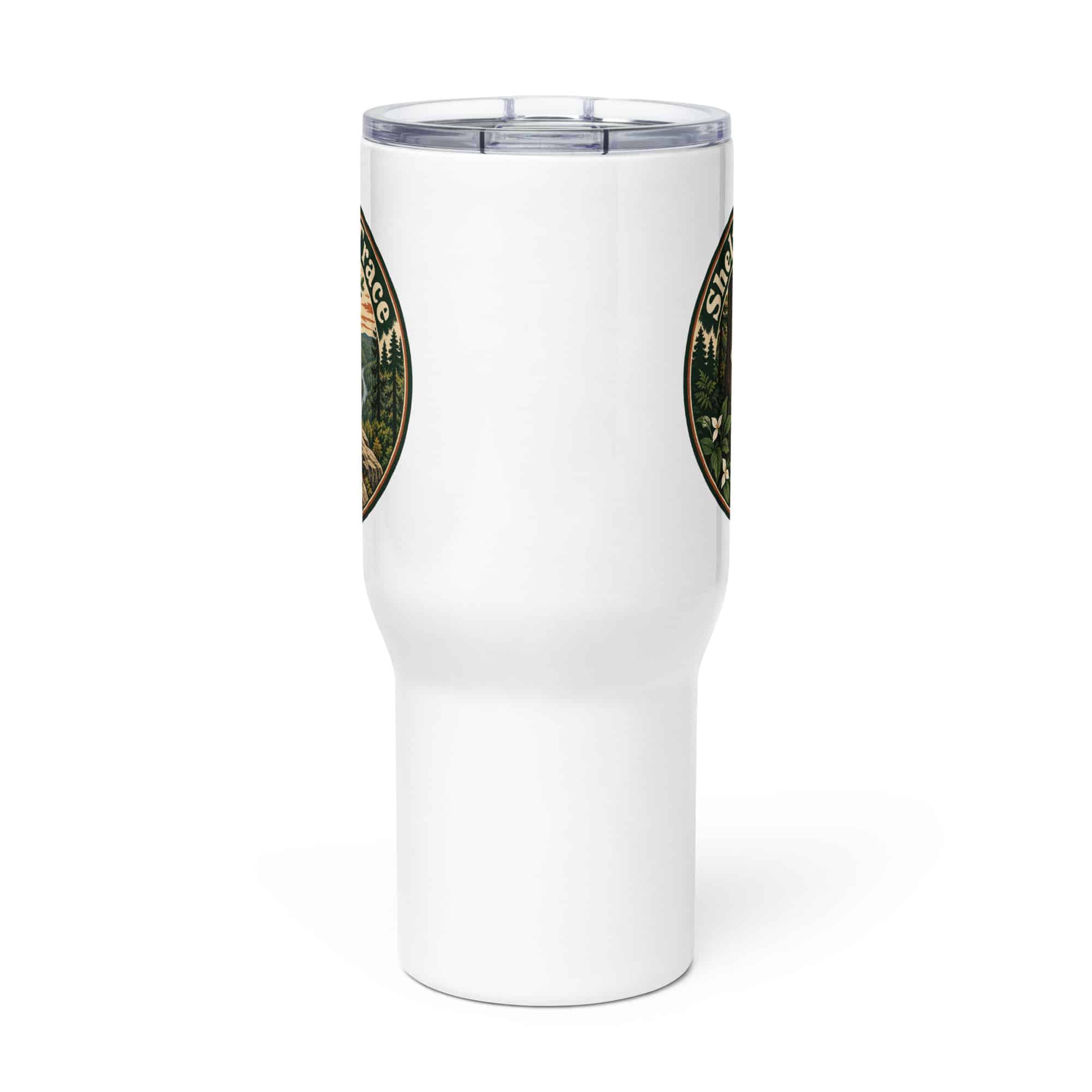 Sheltowee Trace Travel Mug: Sheltowee Trace, Vintage Round Badge