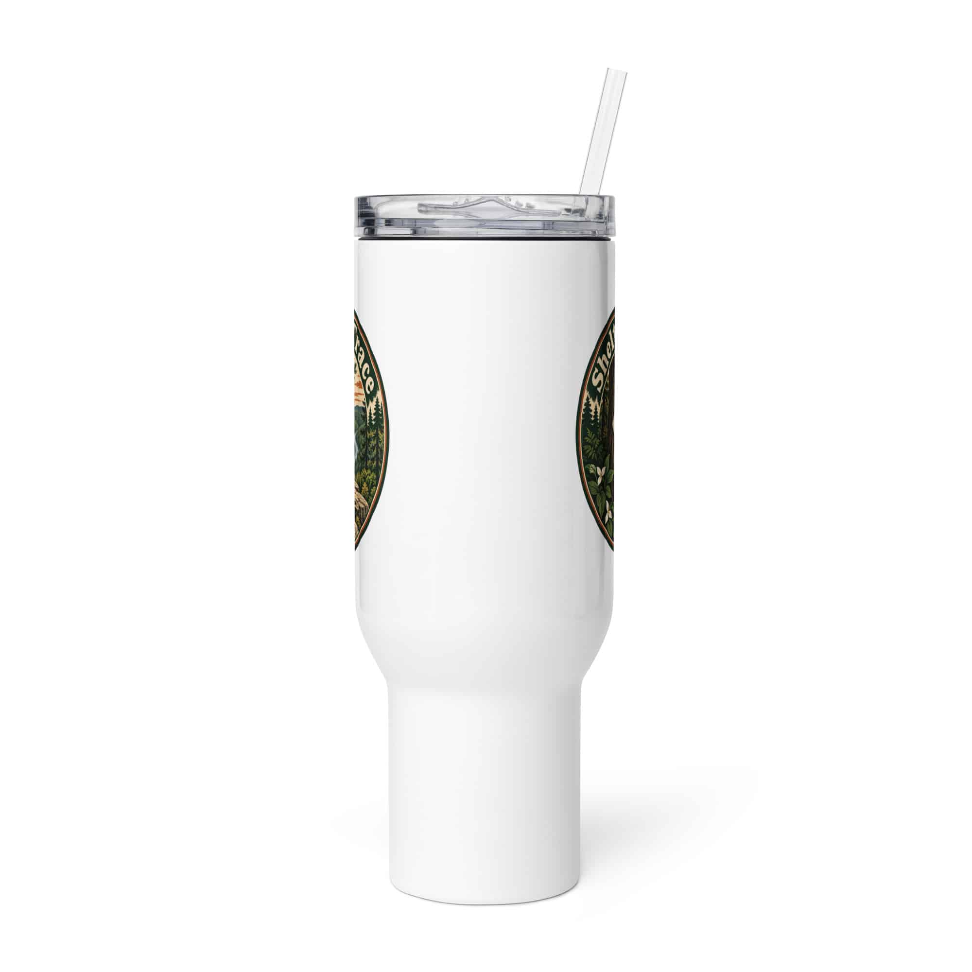Sheltowee Trace Travel Mug: Sheltowee Trace, Vintage Round Badge