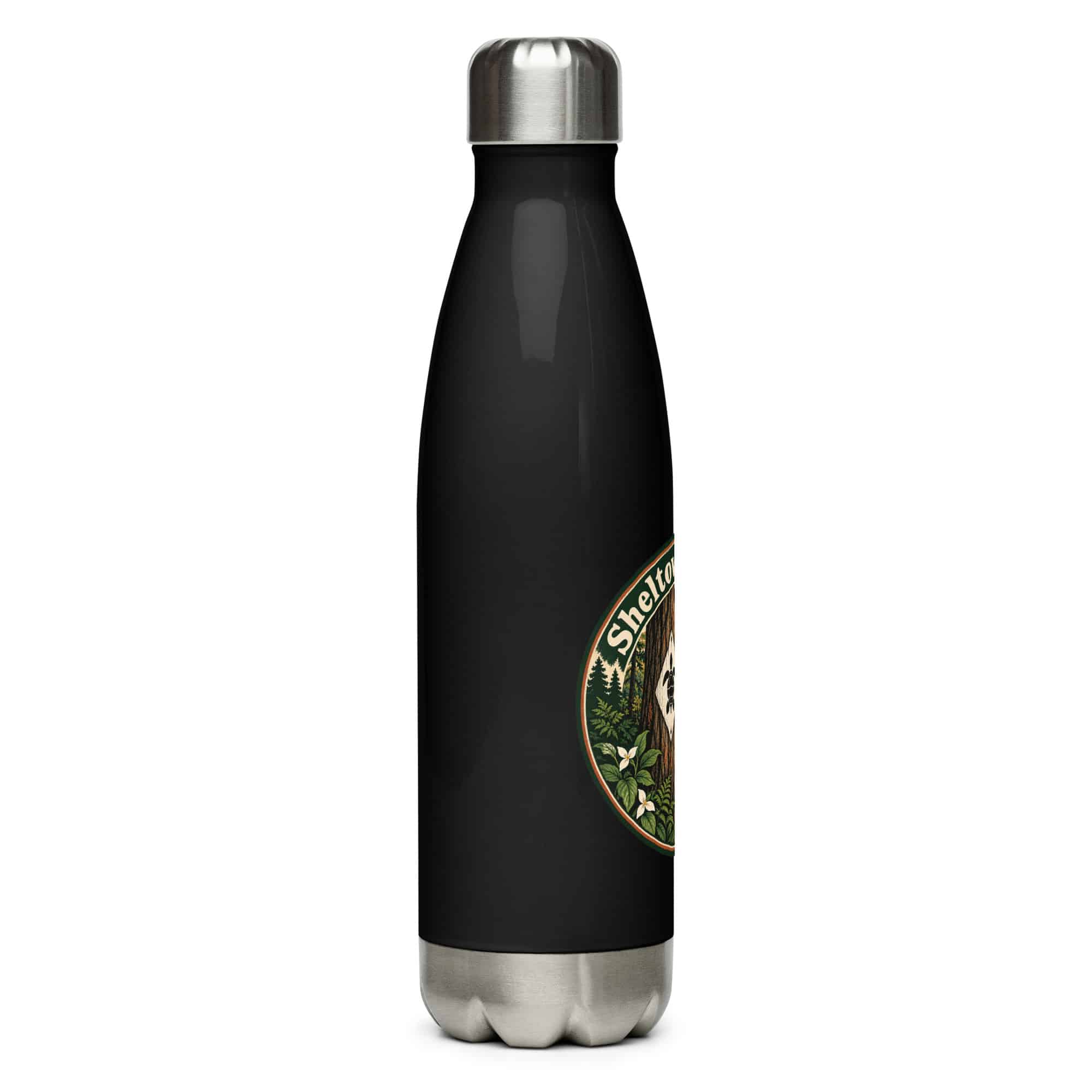 Sheltowee Trace Stainless Steel Water Bottle: Sheltowee Trace, Vintage Round Badge