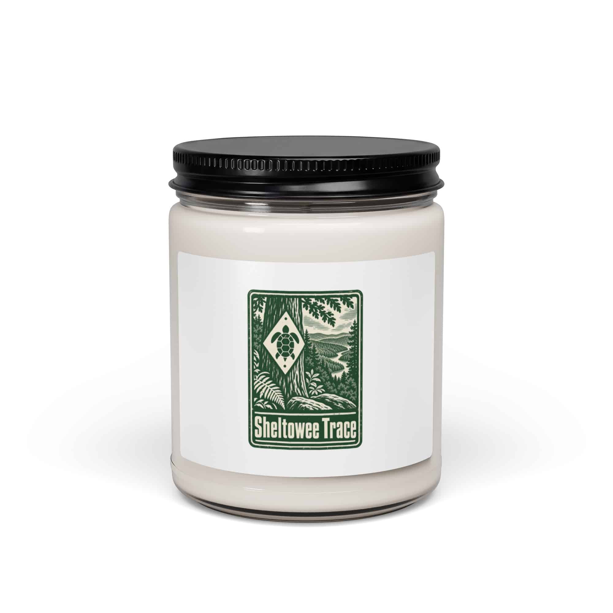 Sheltowee Trace Soy Wax Candle: Sheltowee Trace, Forest Ink Stamp