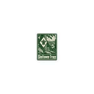 Sheltowee Trace Die-Cut Magnet: Sheltowee Trace, Forest Ink Stamp - 3″×3″ - Main