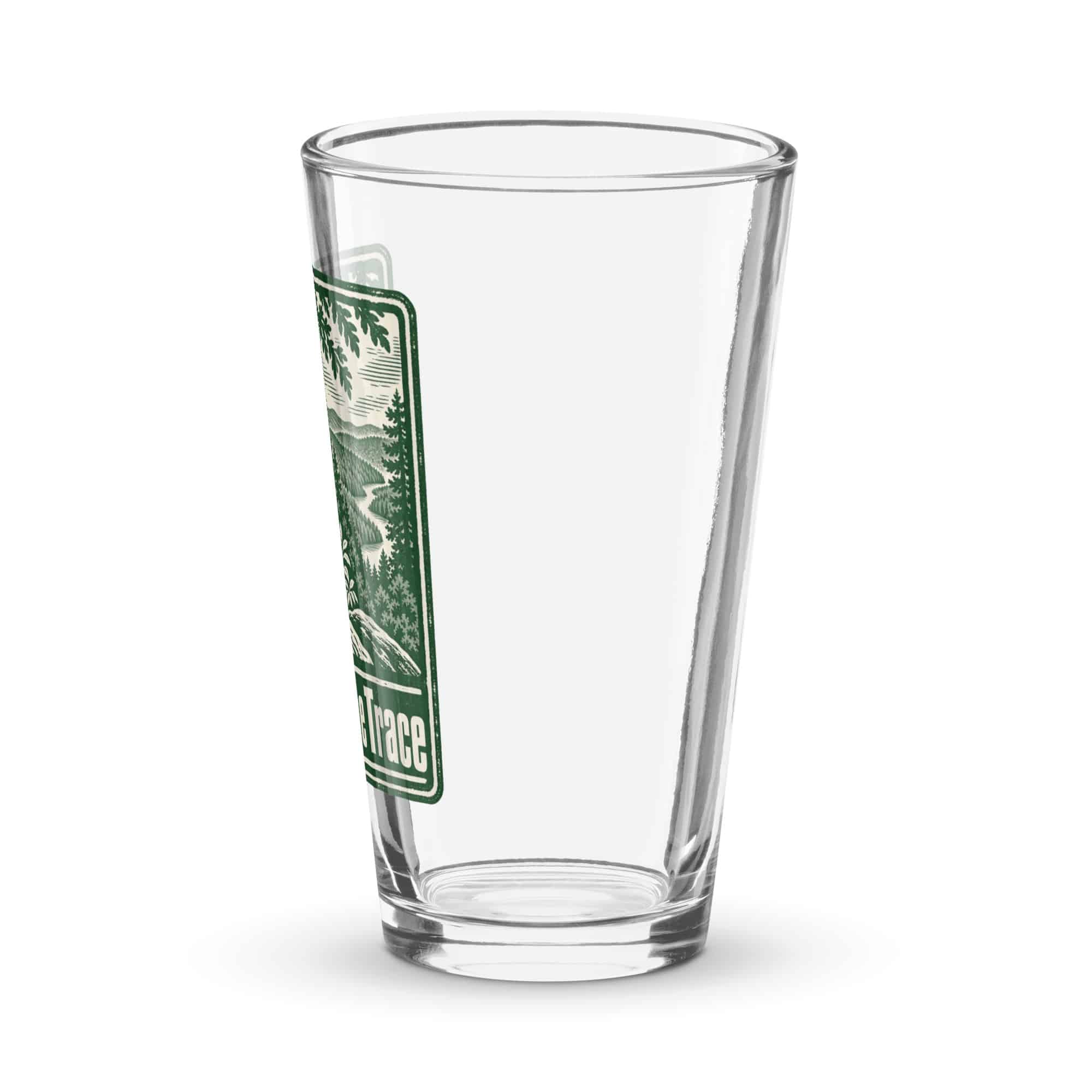 Sheltowee Trace Pint Glass: Sheltowee Trace, Forest Ink Stamp