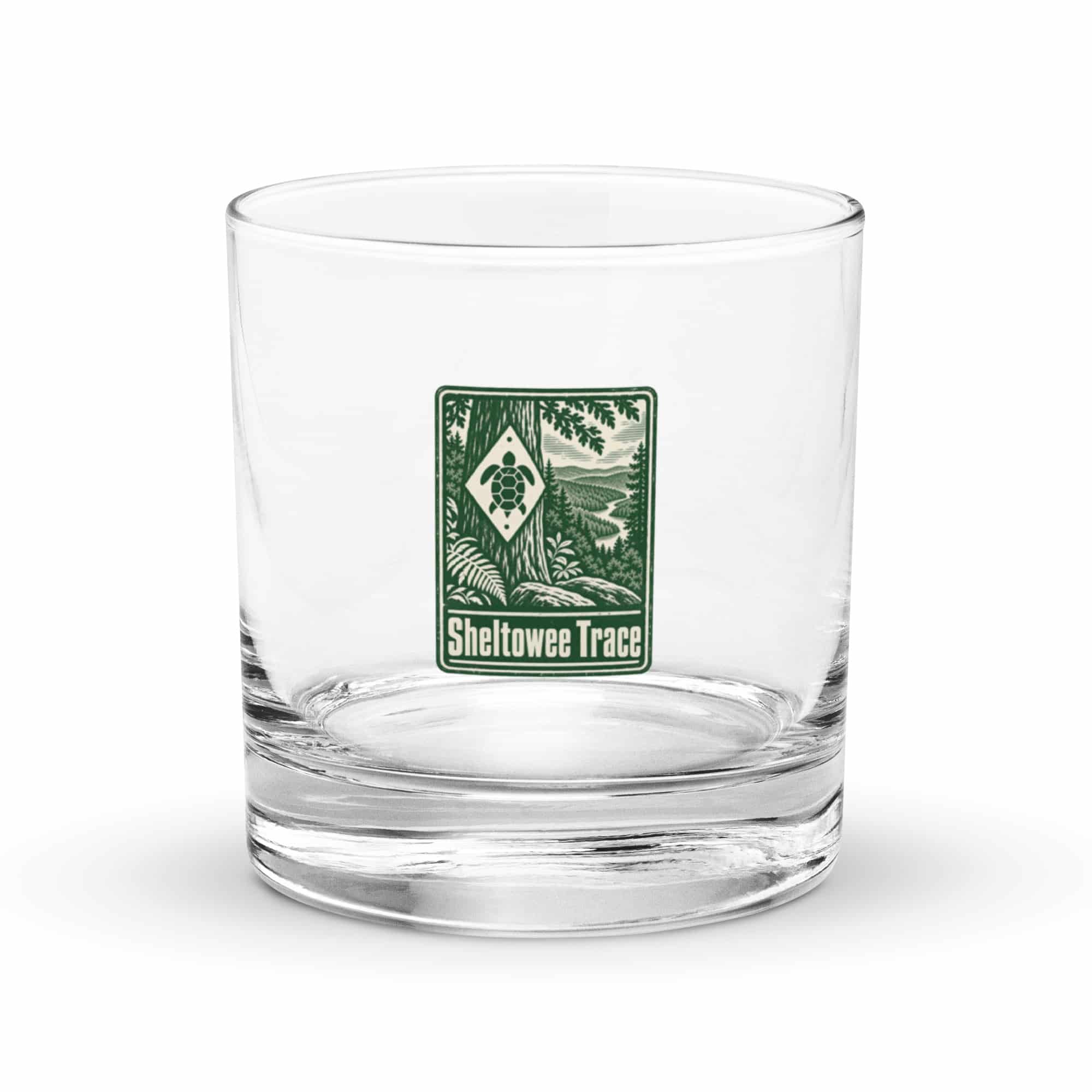 Sheltowee Trace Rocks Glass: Sheltowee Trace, Forest Ink Stamp