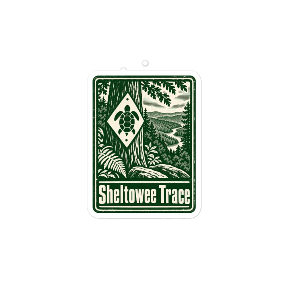 Sheltowee Trace Vinyl Sticker: Sheltowee Trace, Forest Ink Stamp