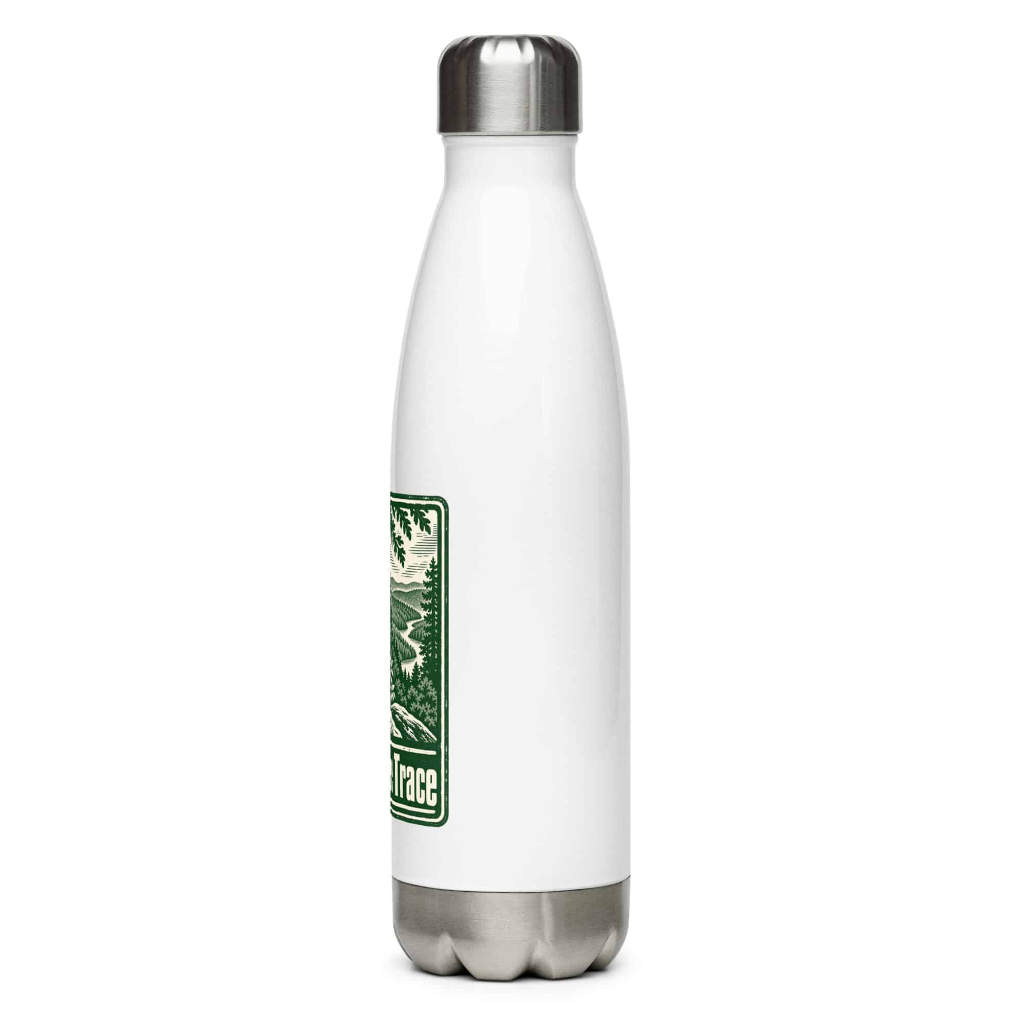 Sheltowee Trace Stainless Steel Water Bottle: Sheltowee Trace, Forest Ink Stamp