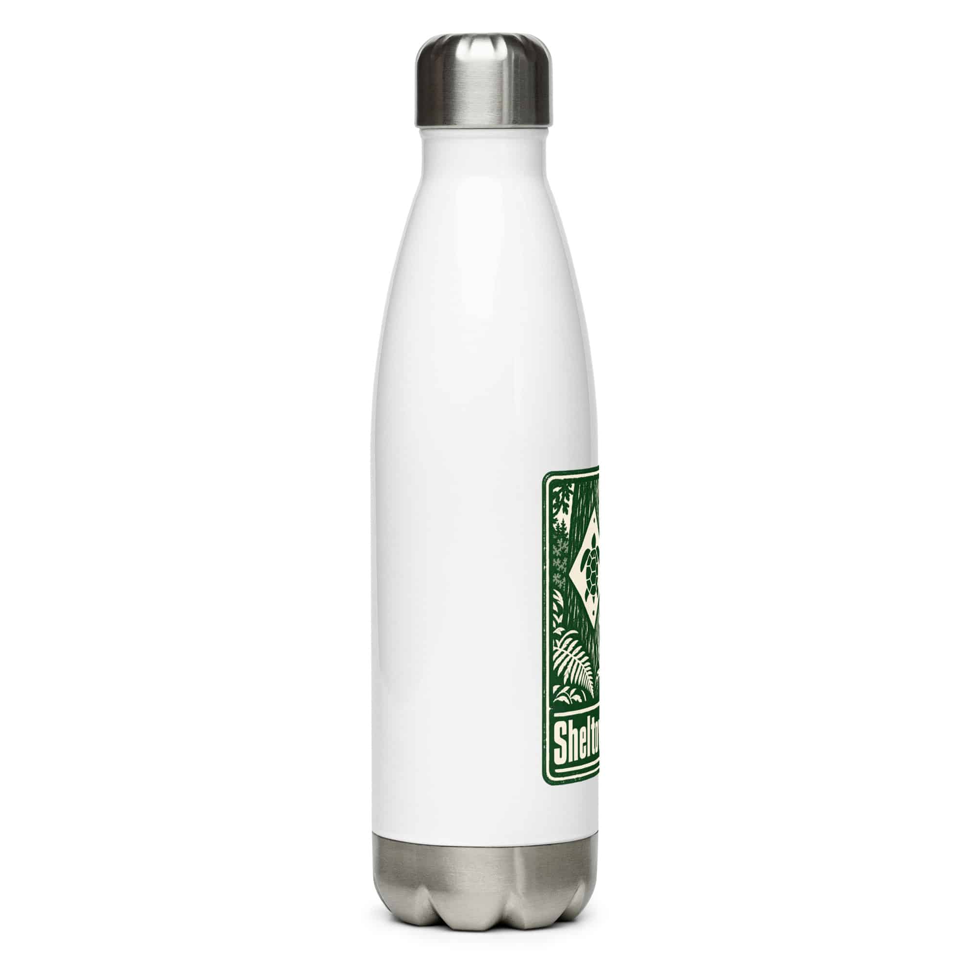 Sheltowee Trace Stainless Steel Water Bottle: Sheltowee Trace, Forest Ink Stamp